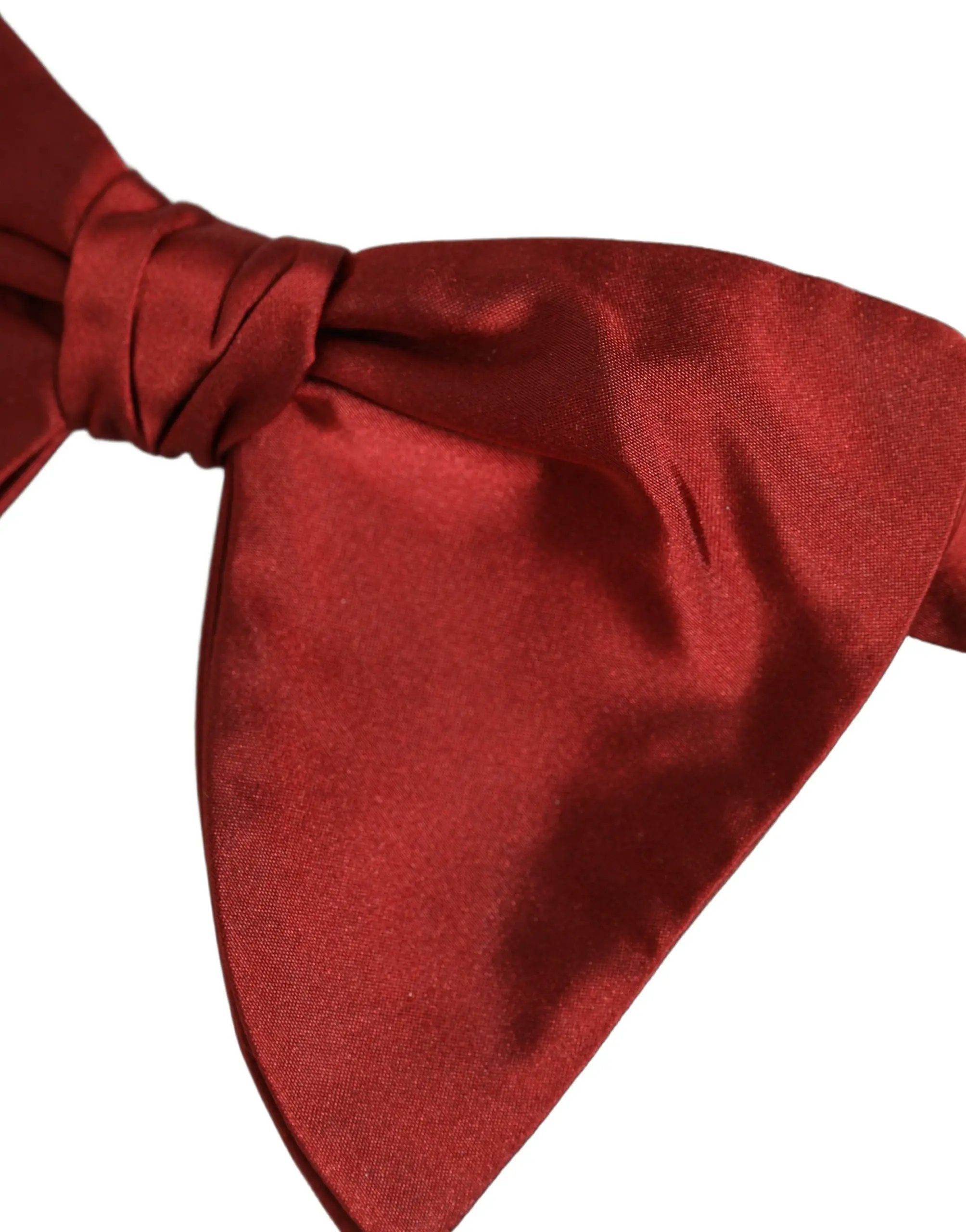 Dolce & Gabbana Homme Rouge 100% Soie Nœud Papillon Réglable