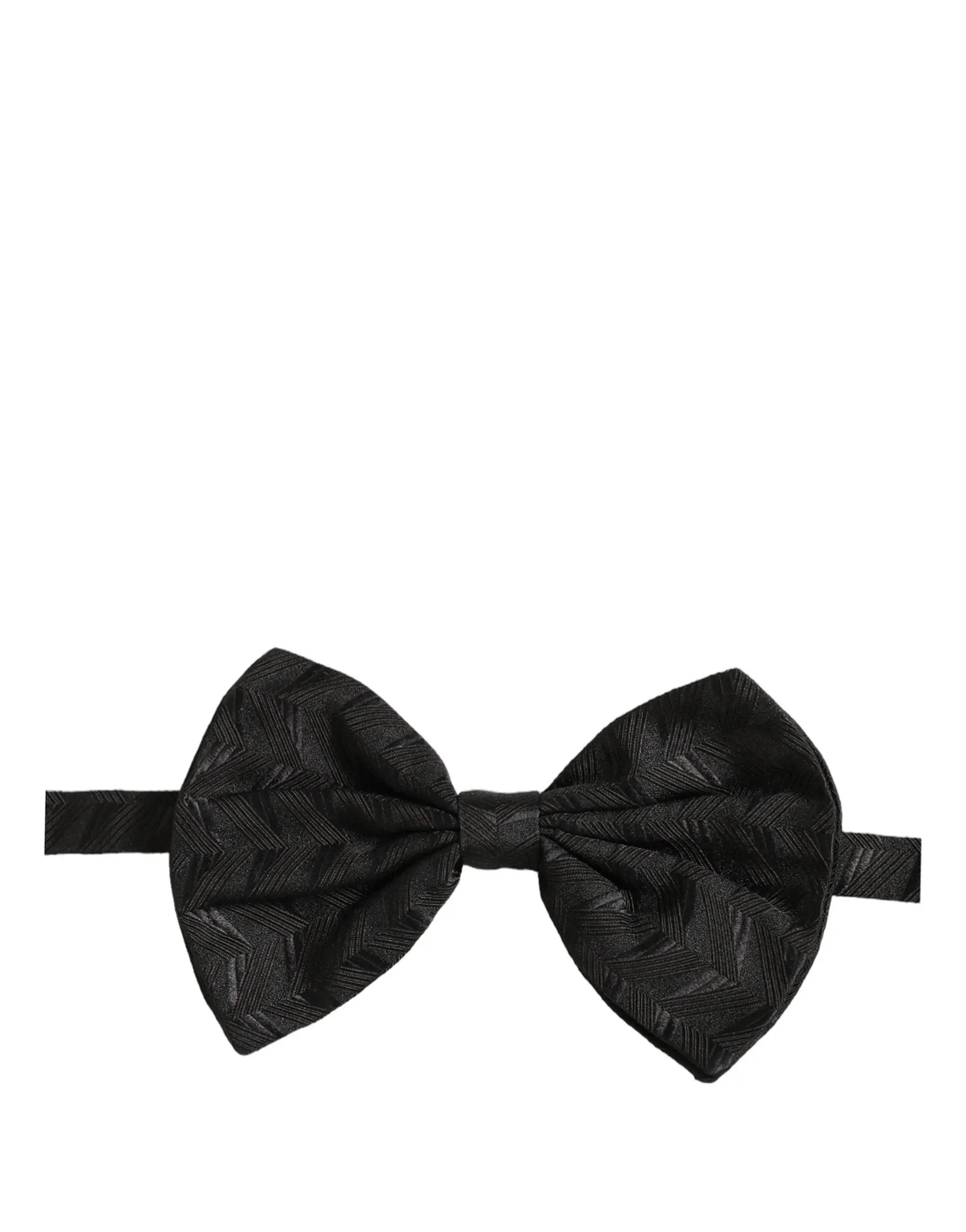Nœud Papillon Dolce & Gabbana Homme Noir Ajustable à Motifs