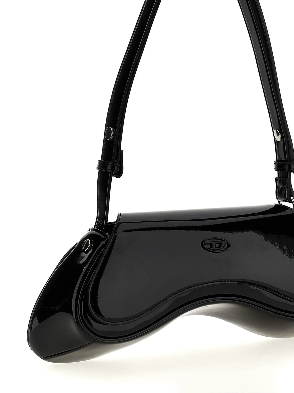Diesel Black Polyethylene Shoulder Bag