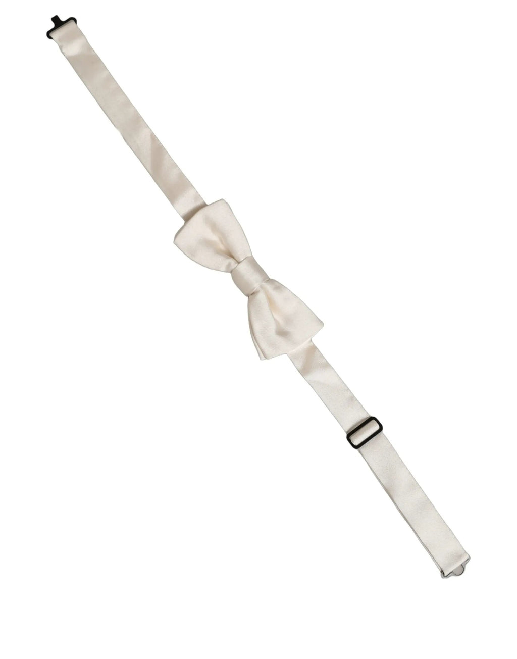 Nœud papillon Dolce & Gabbana pour homme, blanc cassé, 100 % soie, réglable