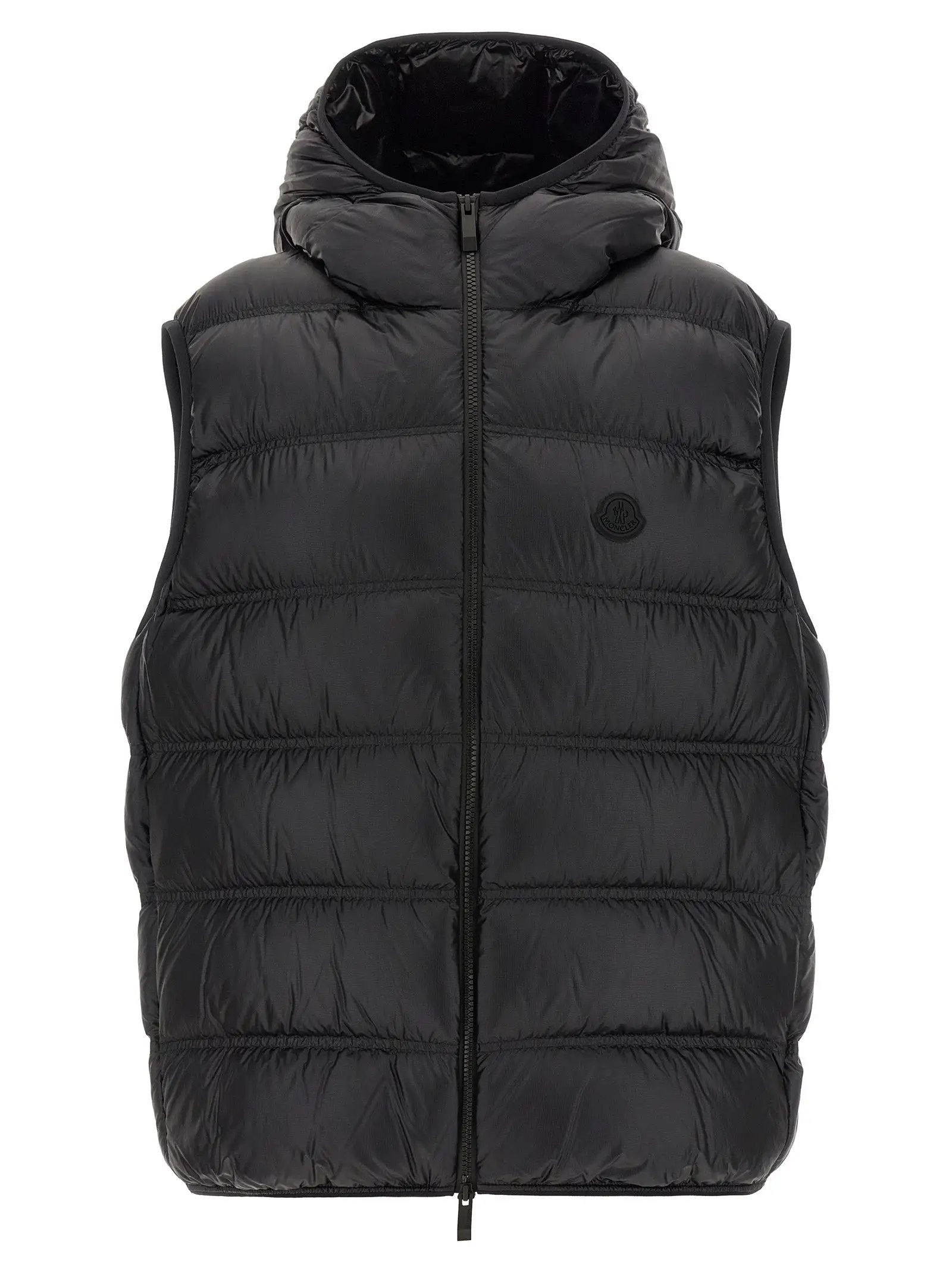 Moncler Black Polyamide Sleeveless Jacket
