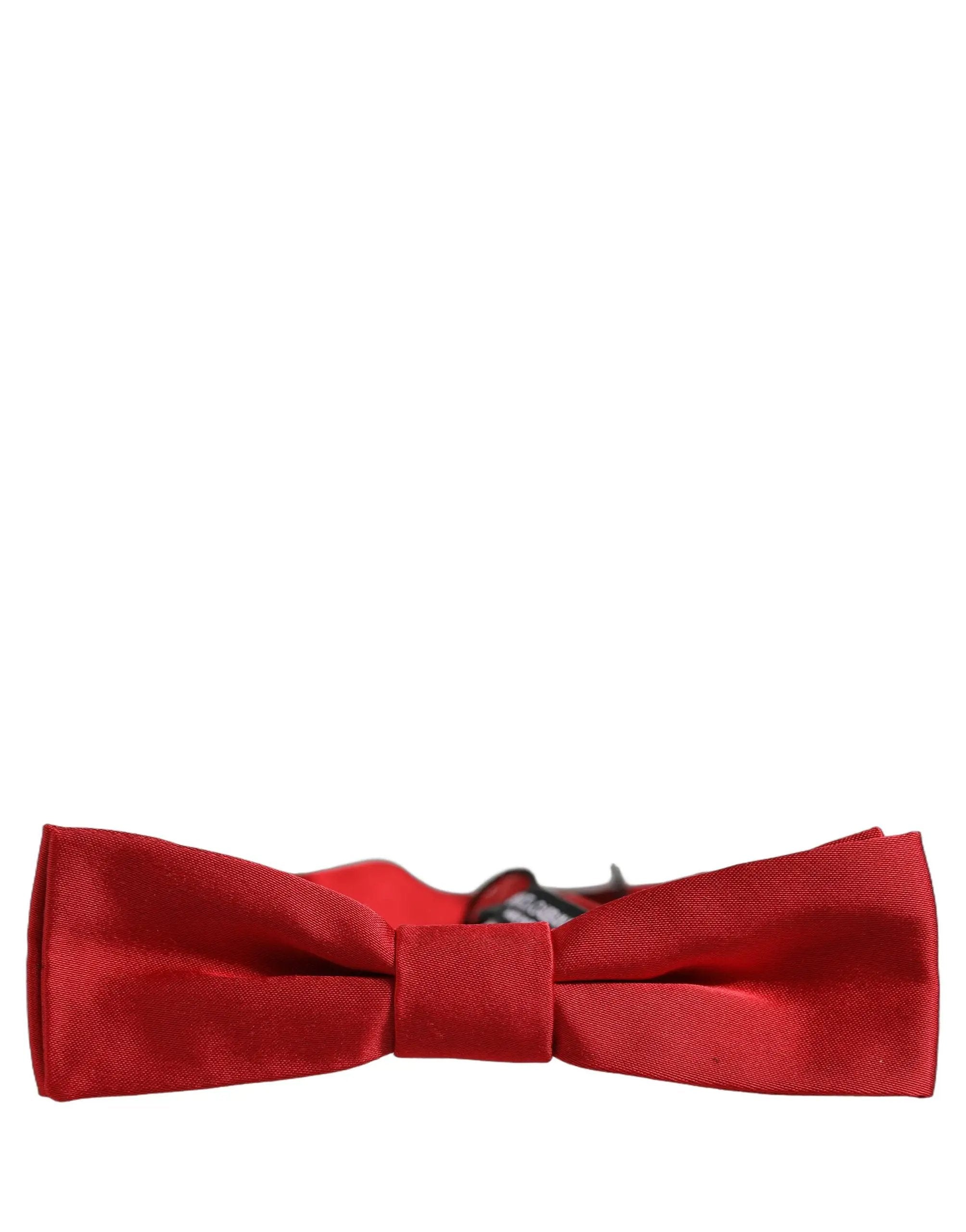 Nœud Papillon Réglable Dolce & Gabbana Homme Rouge 100% Soie