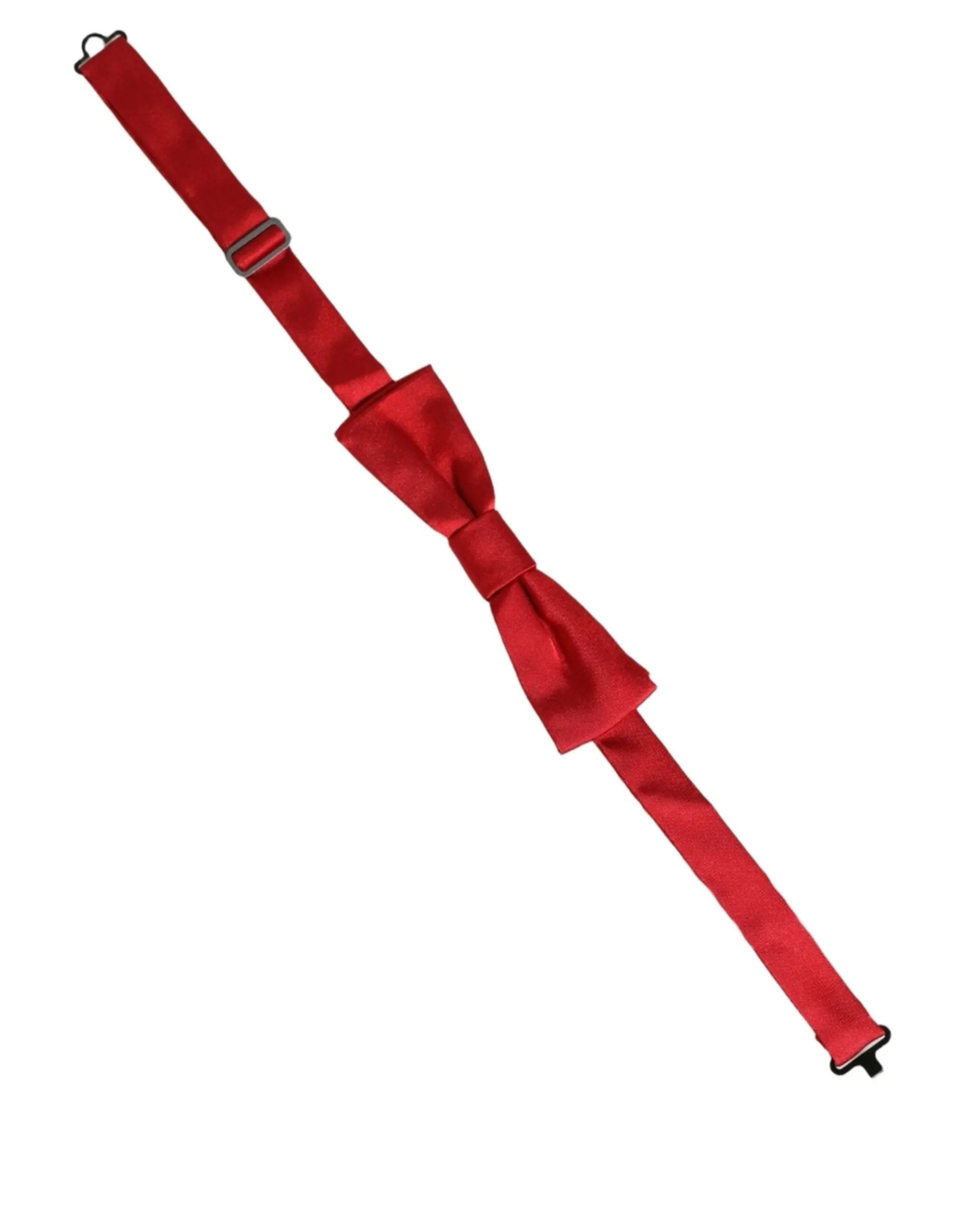 Nœud Papillon Réglable Dolce & Gabbana Homme Rouge 100% Soie