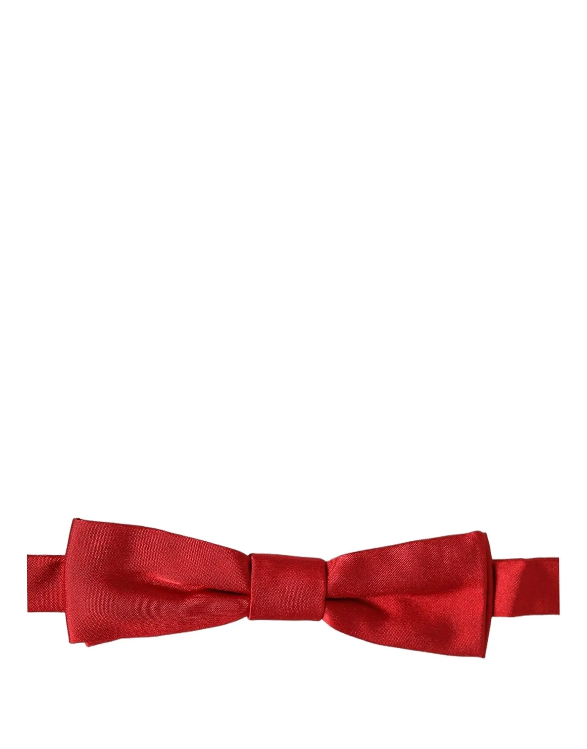 Nœud Papillon Réglable Dolce & Gabbana Homme Rouge 100% Soie