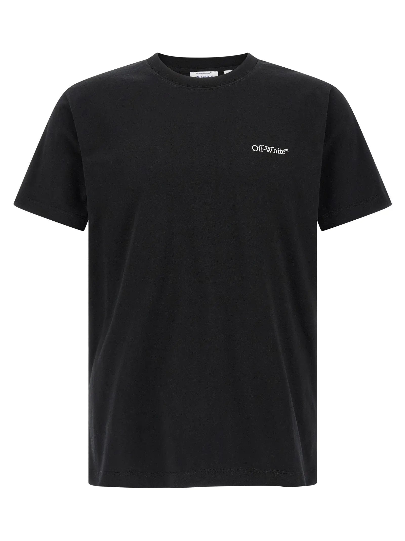 Off-White Black Cotton T-Shirt
