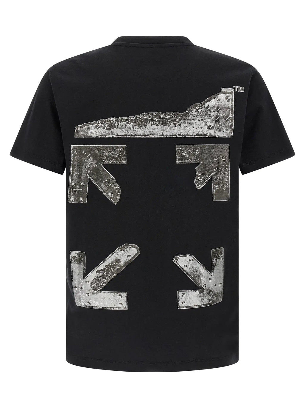 Off-White Black Cotton T-Shirt
