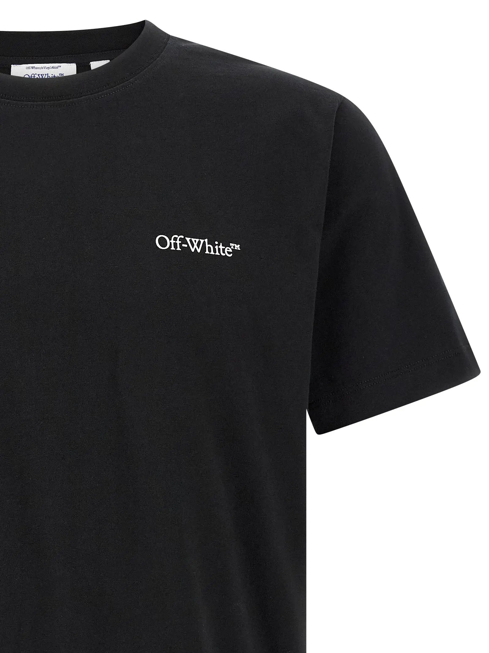 Off-White Black Cotton T-Shirt
