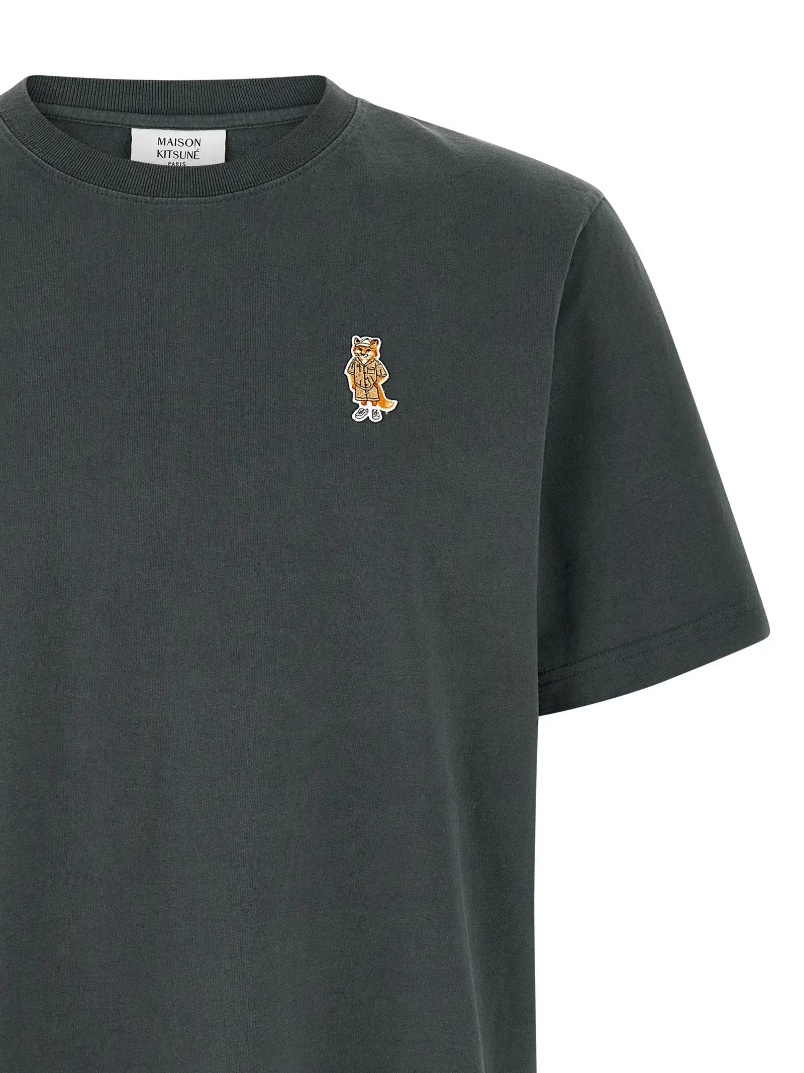 Maison Kitsuné Blue Organic Cotton T-Shirt