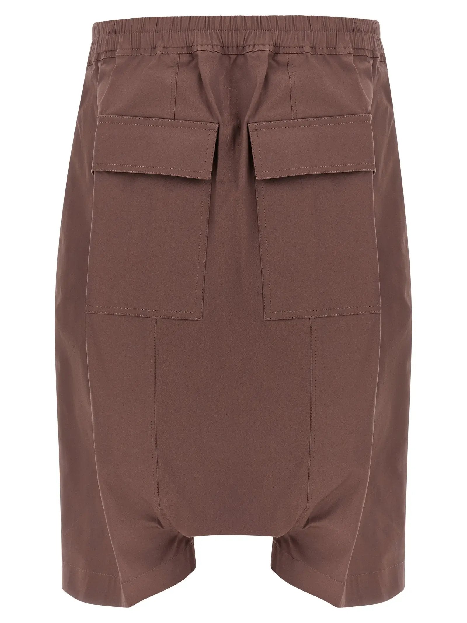 Rick Owens Rick Owens Brown Cotton Bermuda Shorts
