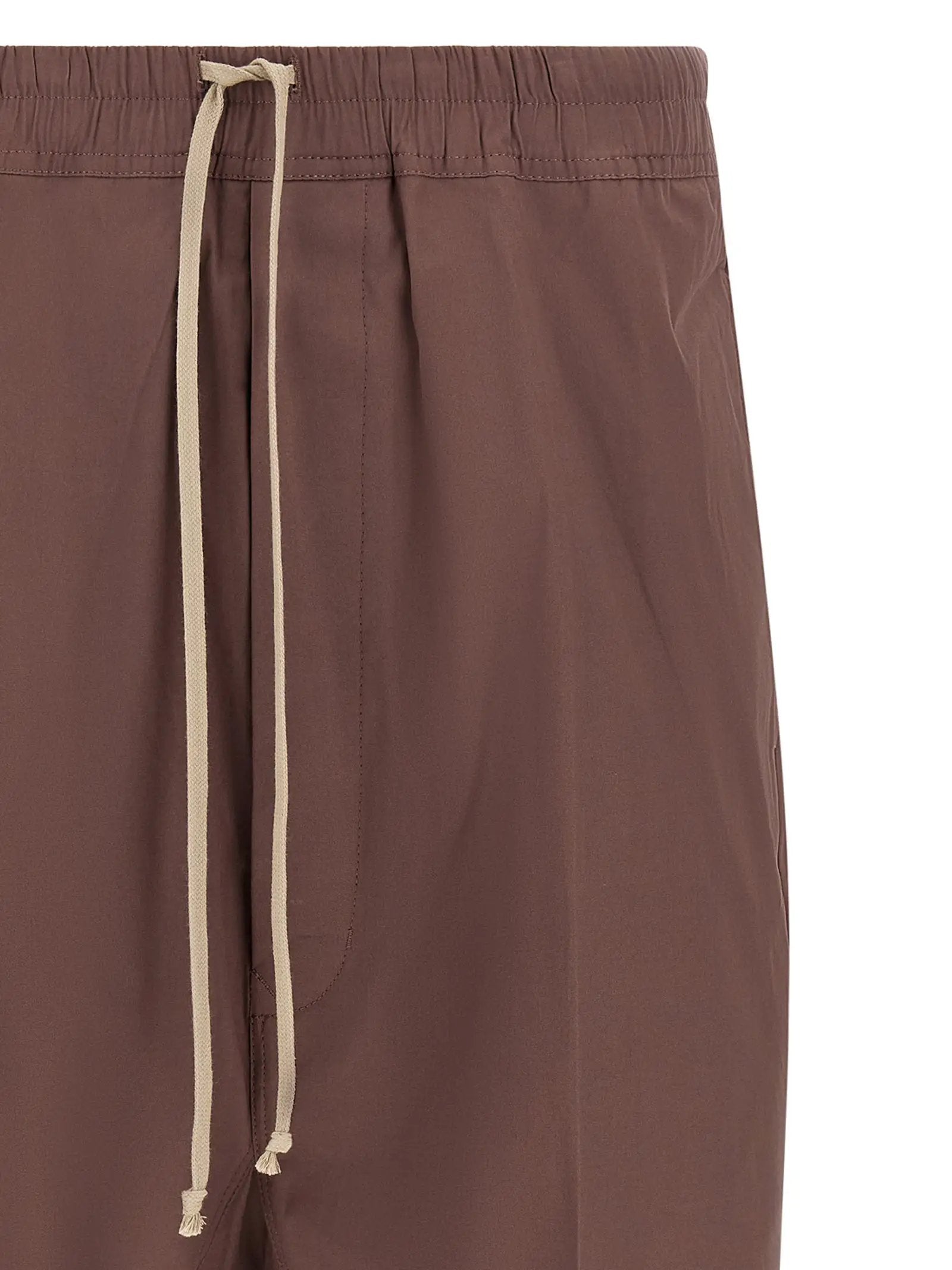Rick Owens Rick Owens Brown Cotton Bermuda Shorts