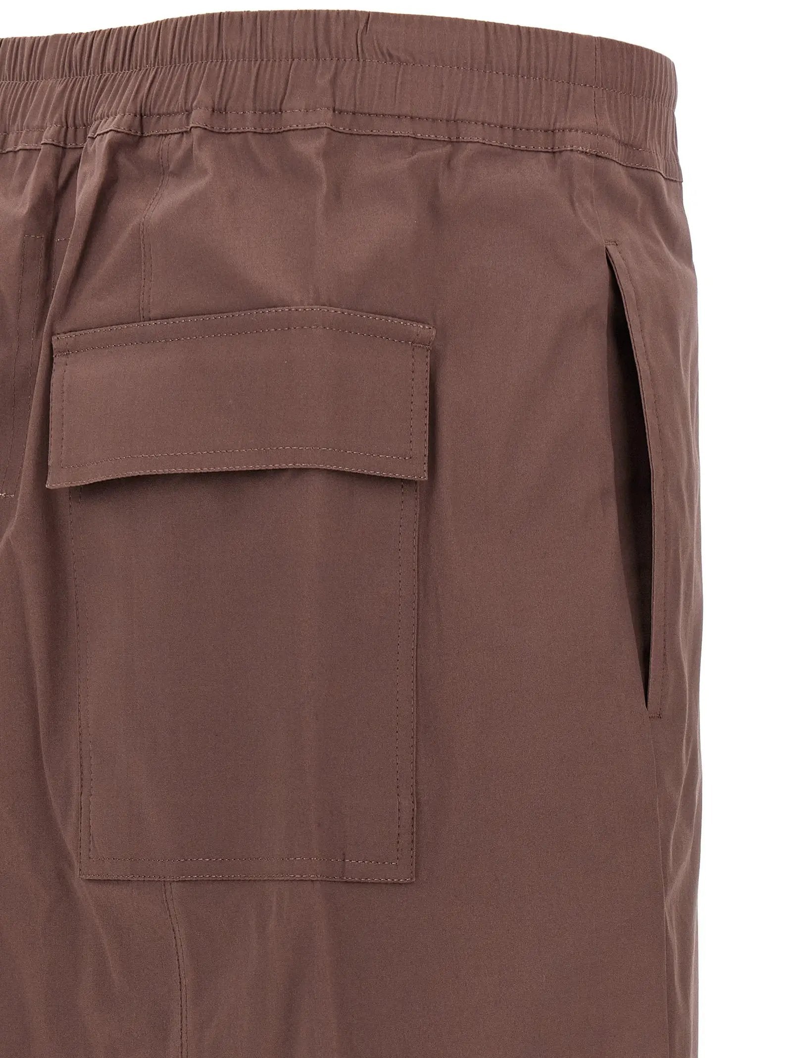 Rick Owens Rick Owens Brown Cotton Bermuda Shorts