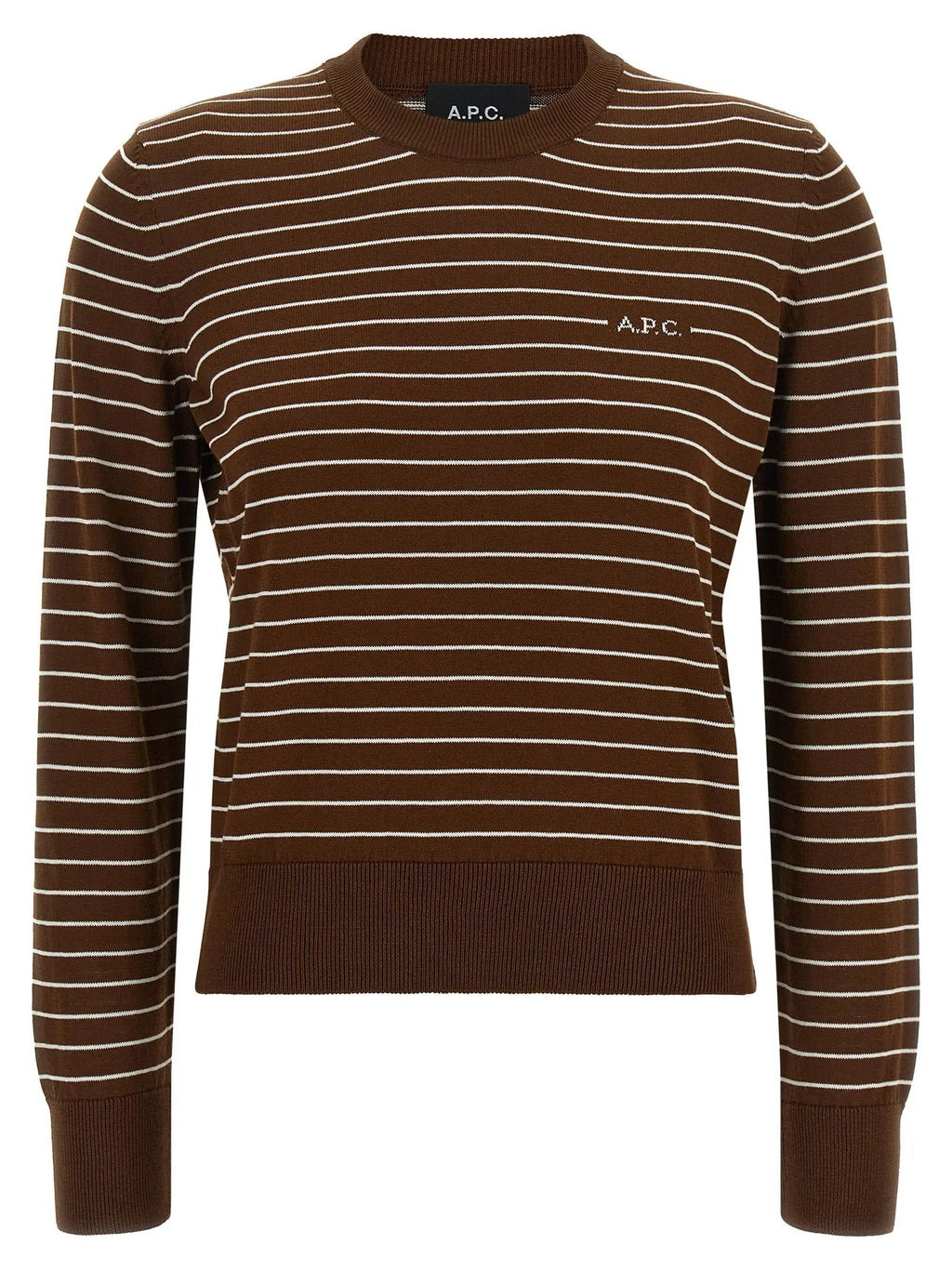 A.P.C. Brown Cotton Cardigan
