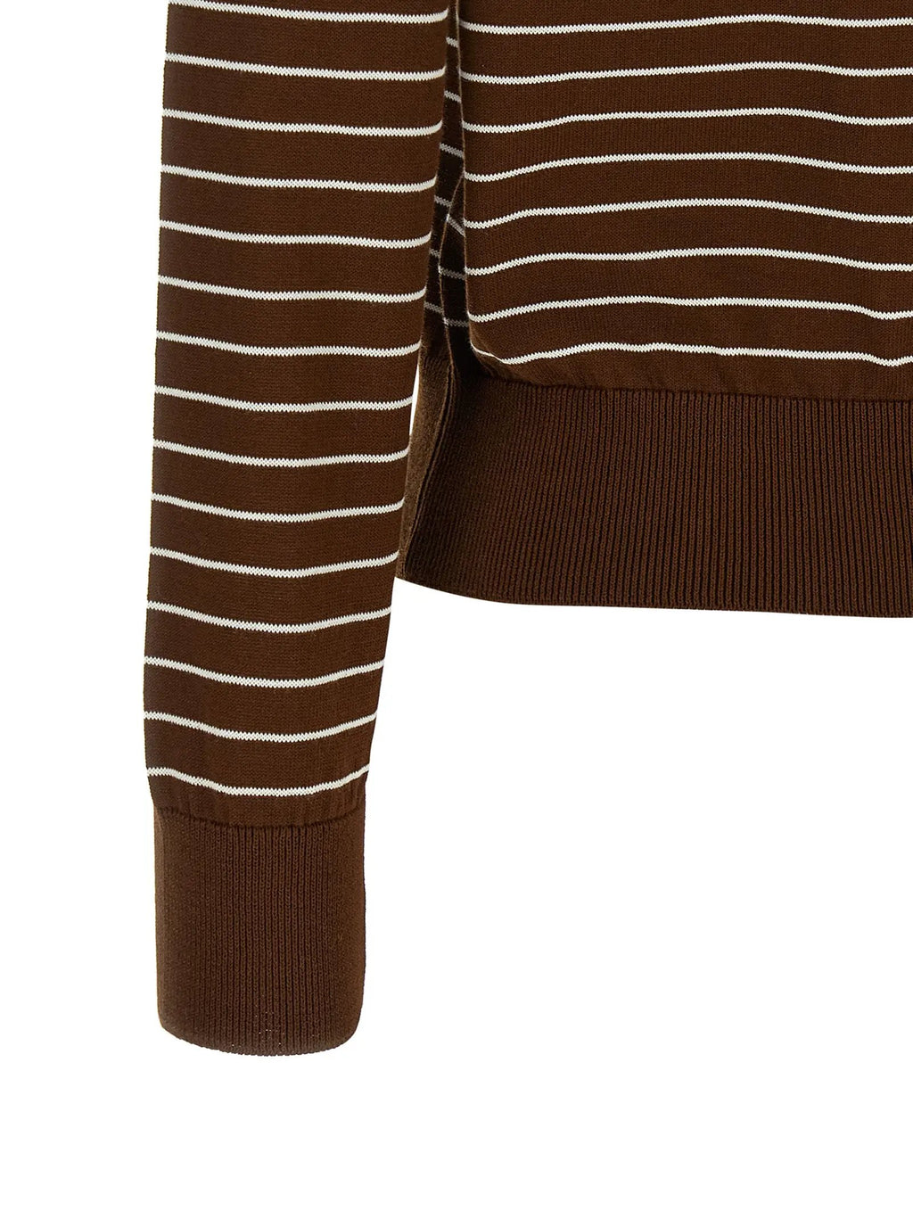 A.P.C. Brown Cotton Cardigan