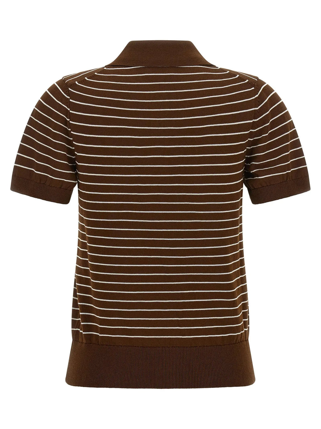 A.P.C. Brown Cotton Polo Shirt