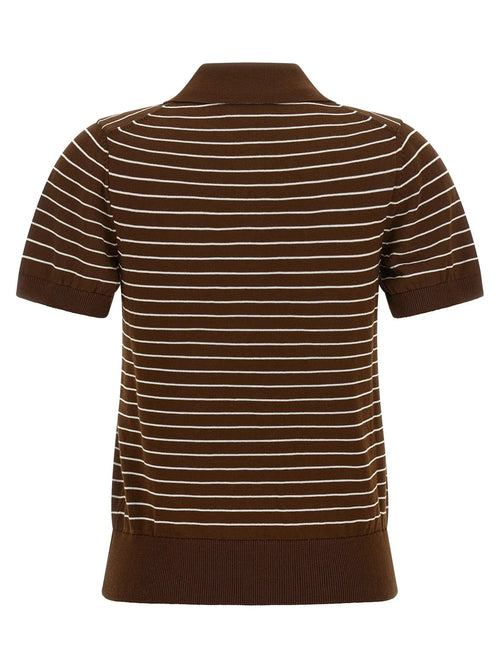A.P.C. A.P.C. Brown Cotton Polo Shirt