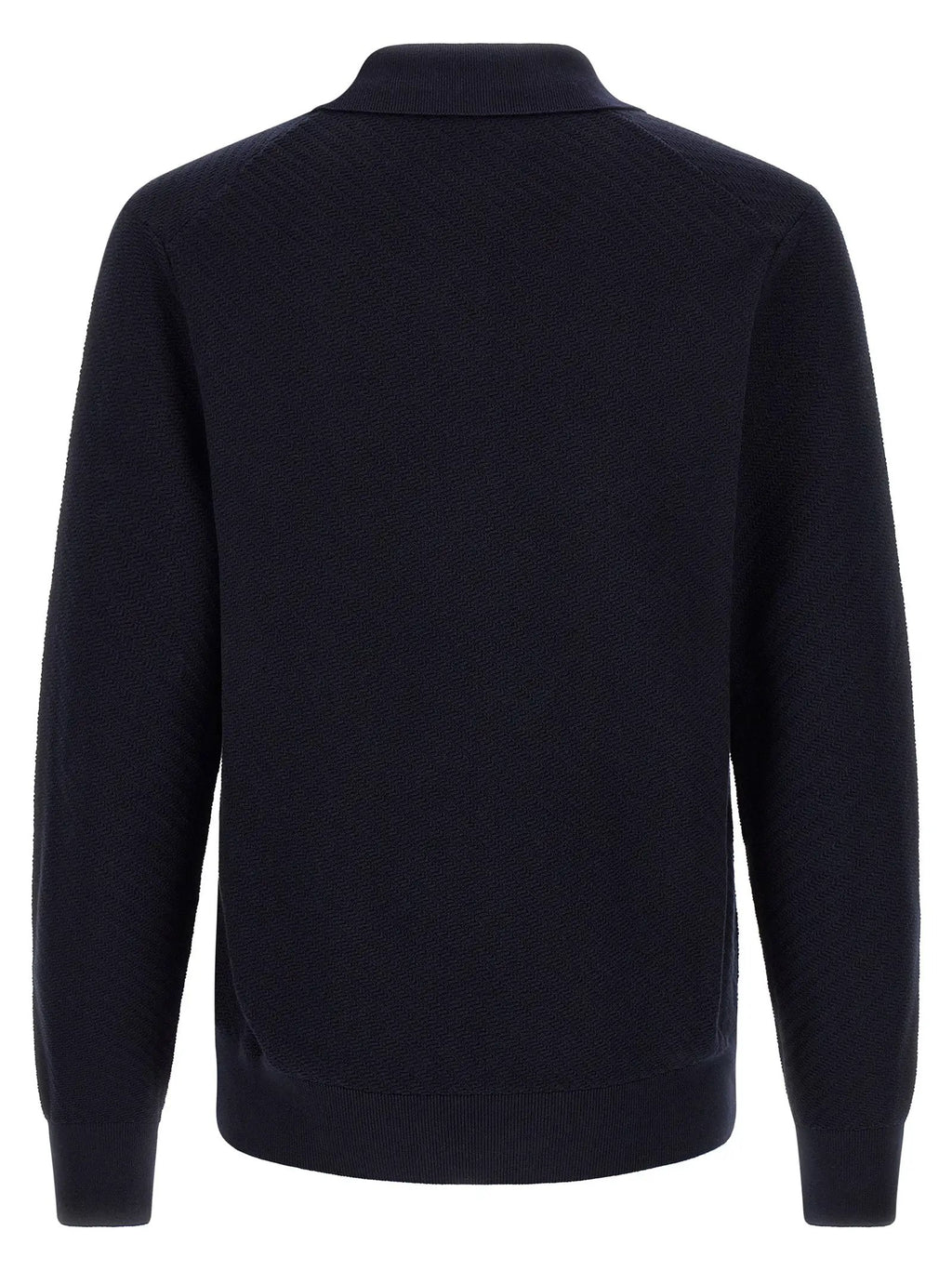 Polo Hugo Boss bleu en coton