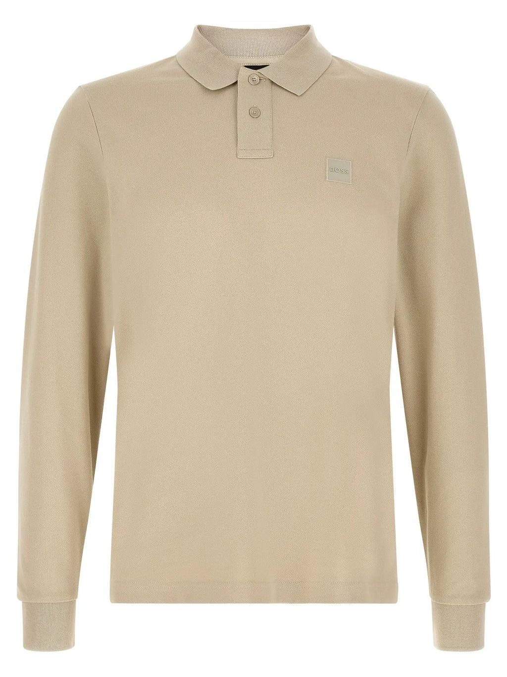 Hugo Boss Beige Cotton Polo Shirt