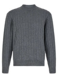 Hugo Boss Gray Cotton Cardigan