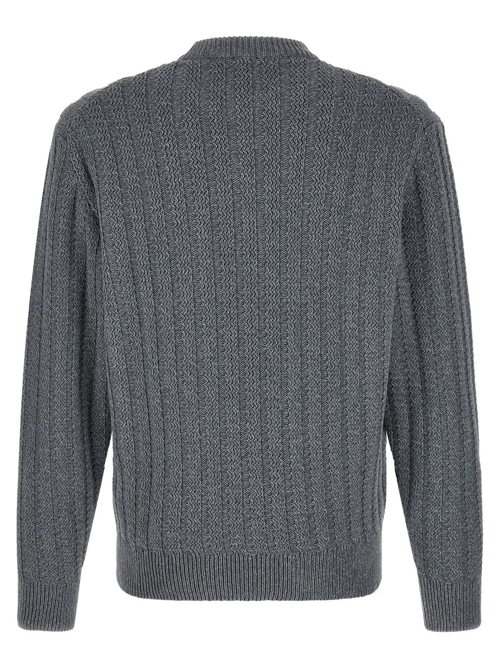 Hugo Boss Gray Cotton Cardigan