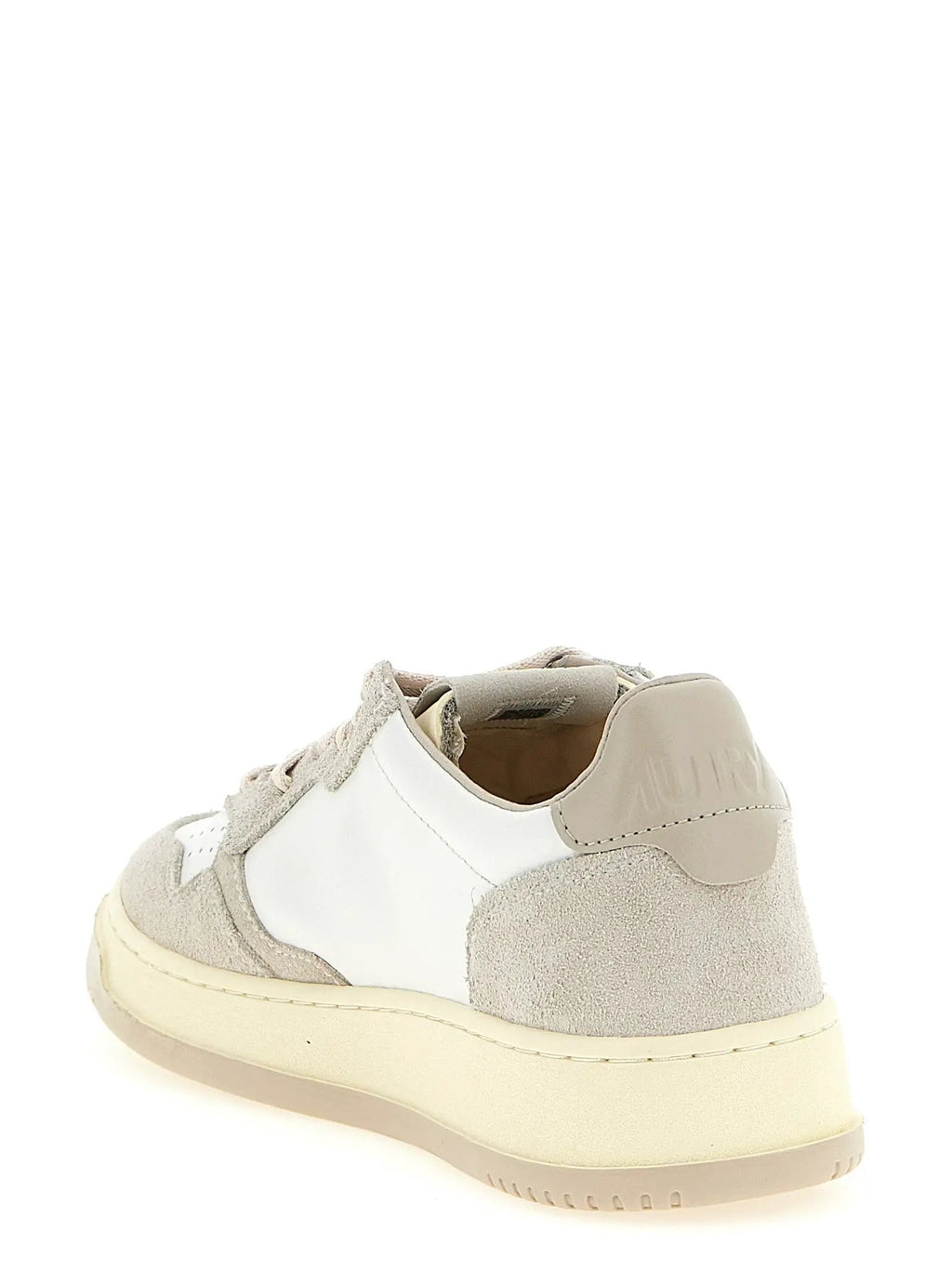 Baskets basses Autry Gray en cuir de vachette