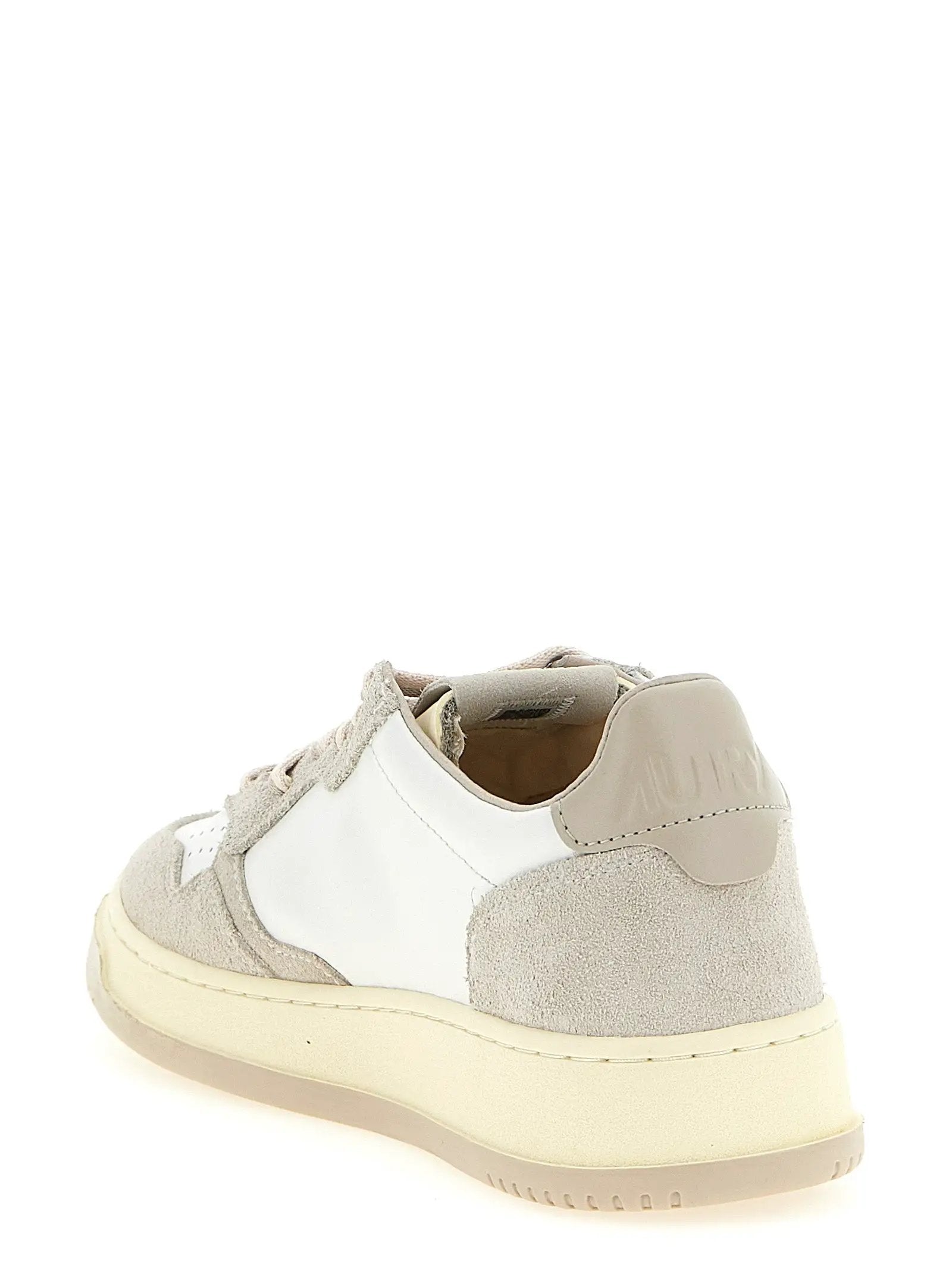 Baskets basses Autry Gray en cuir de vachette