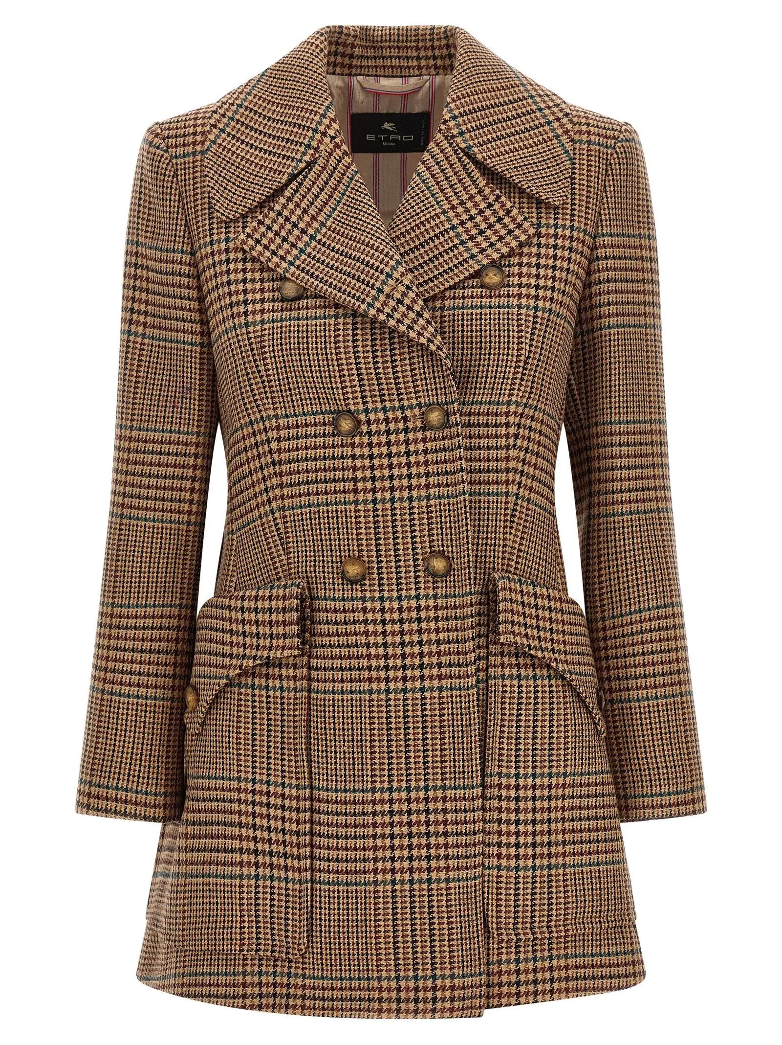 Manteau Etro en laine marron