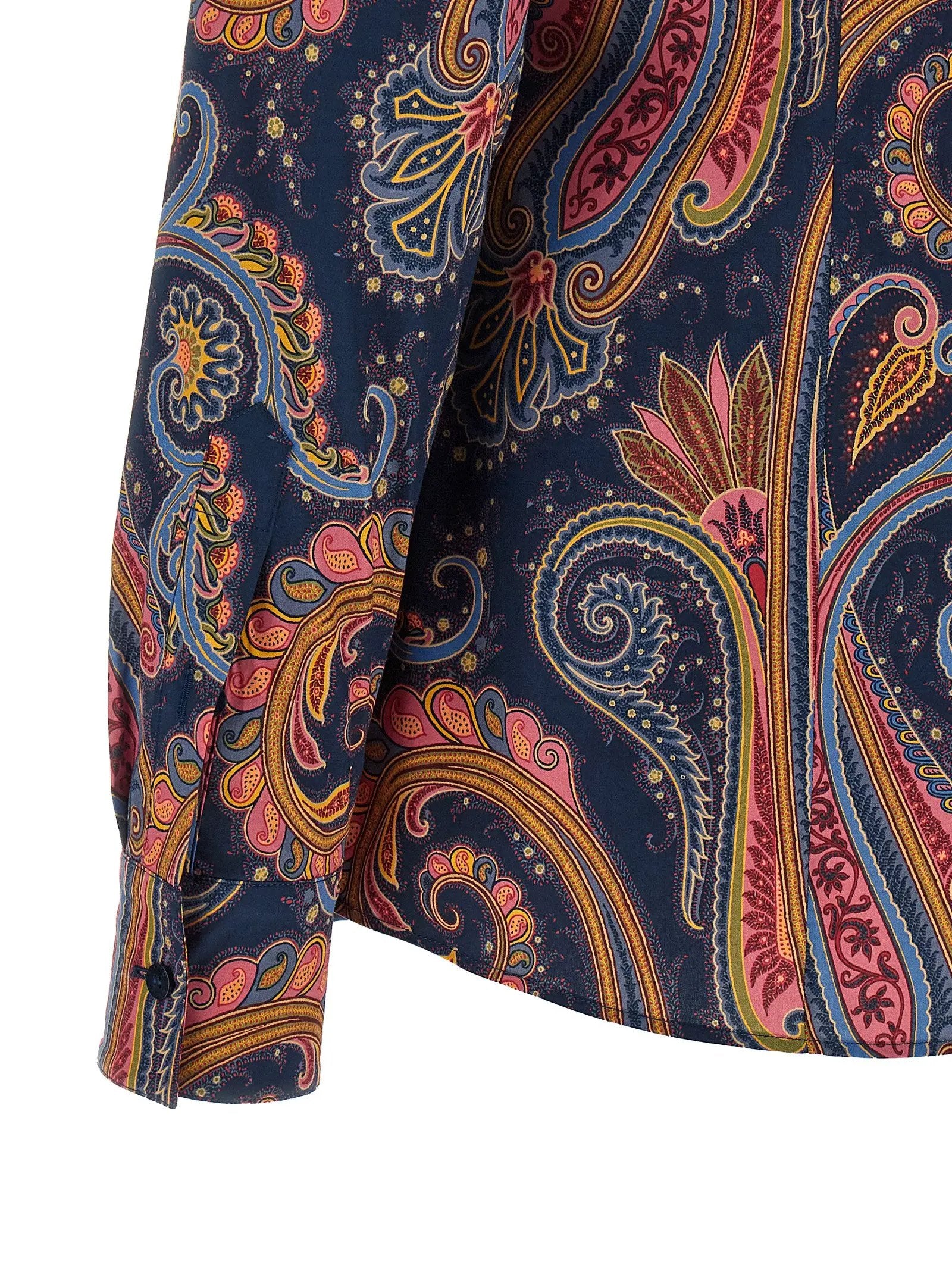 Etro Blue Cotton Blouse