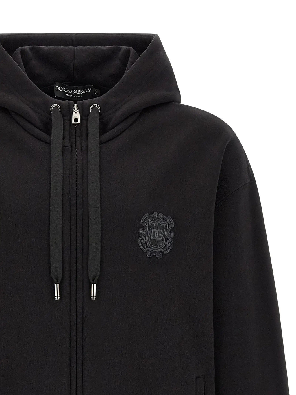 Dolce & Gabbana Black Cotton Sweatshirt