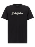 Dolce & Gabbana Dolce & Gabbana Black Cotton T-Shirt