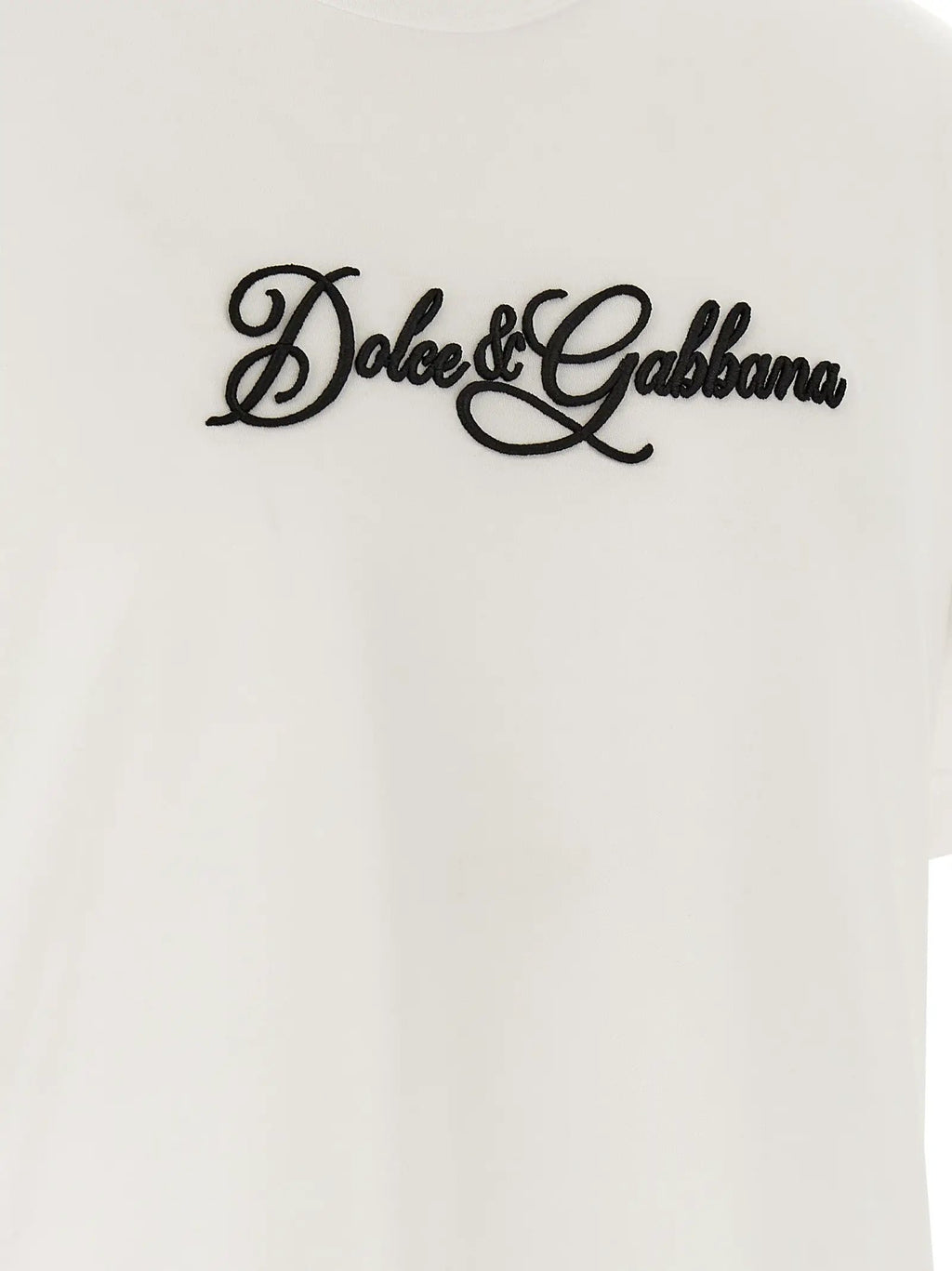 Dolce & Gabbana Dolce & Gabbana White Cotton T-Shirt