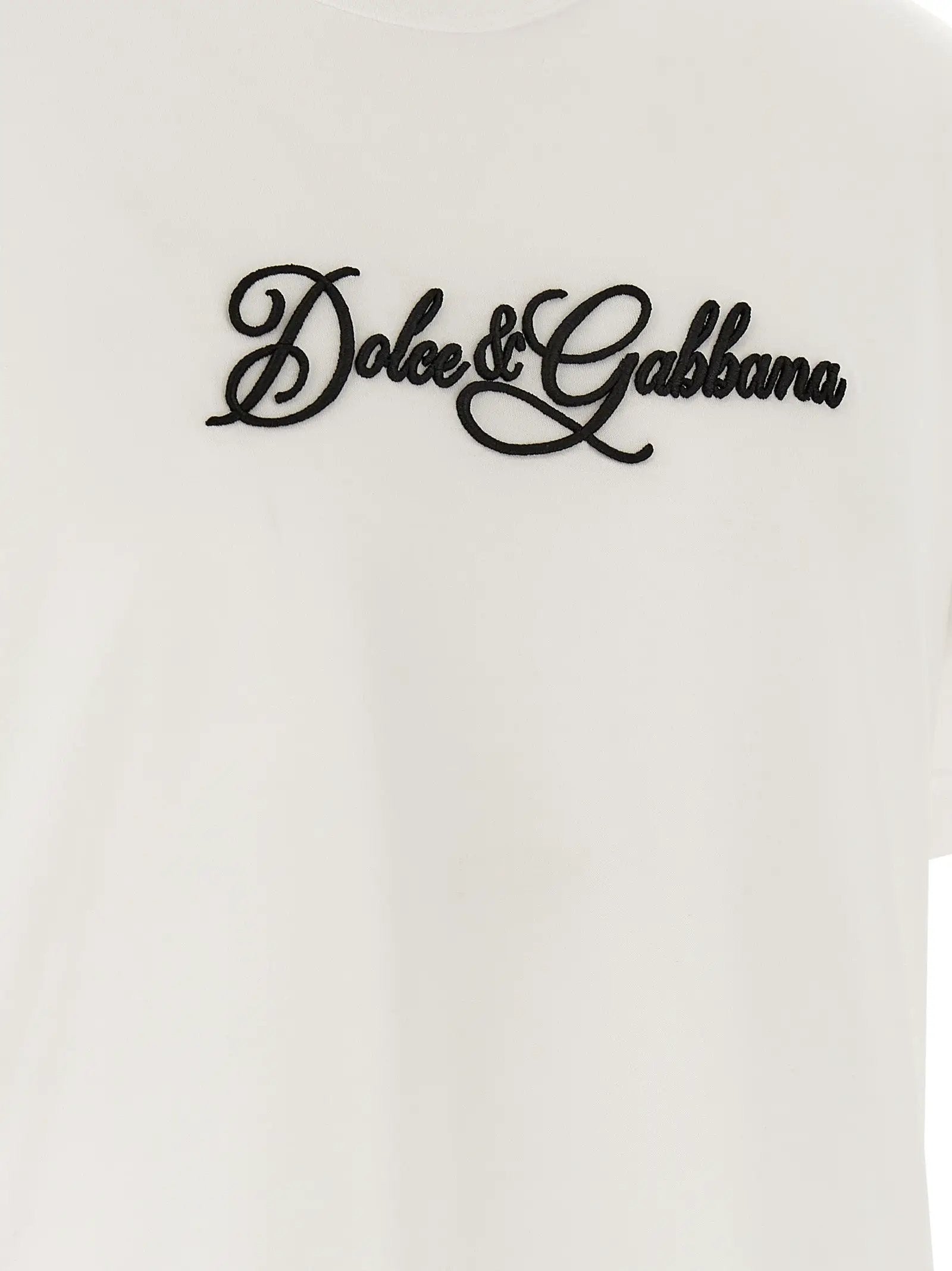 Dolce & Gabbana Dolce & Gabbana White Cotton T-Shirt