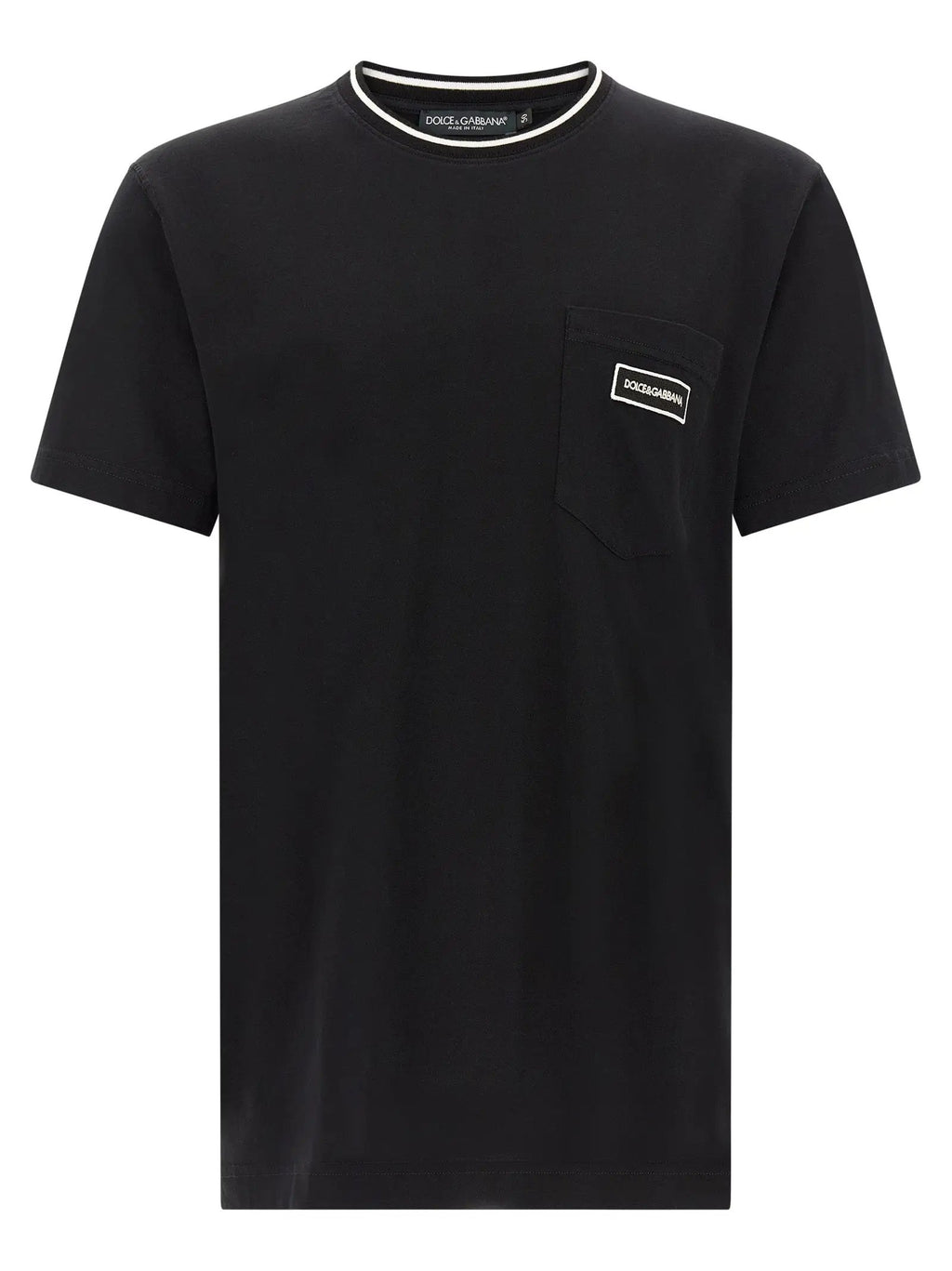 Dolce & Gabbana Dolce & Gabbana Black Cotton T-Shirt