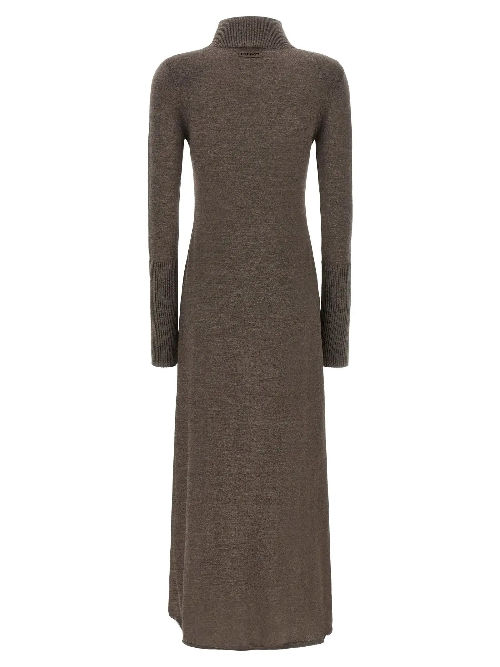 PINKO Beige Wool Long Dress