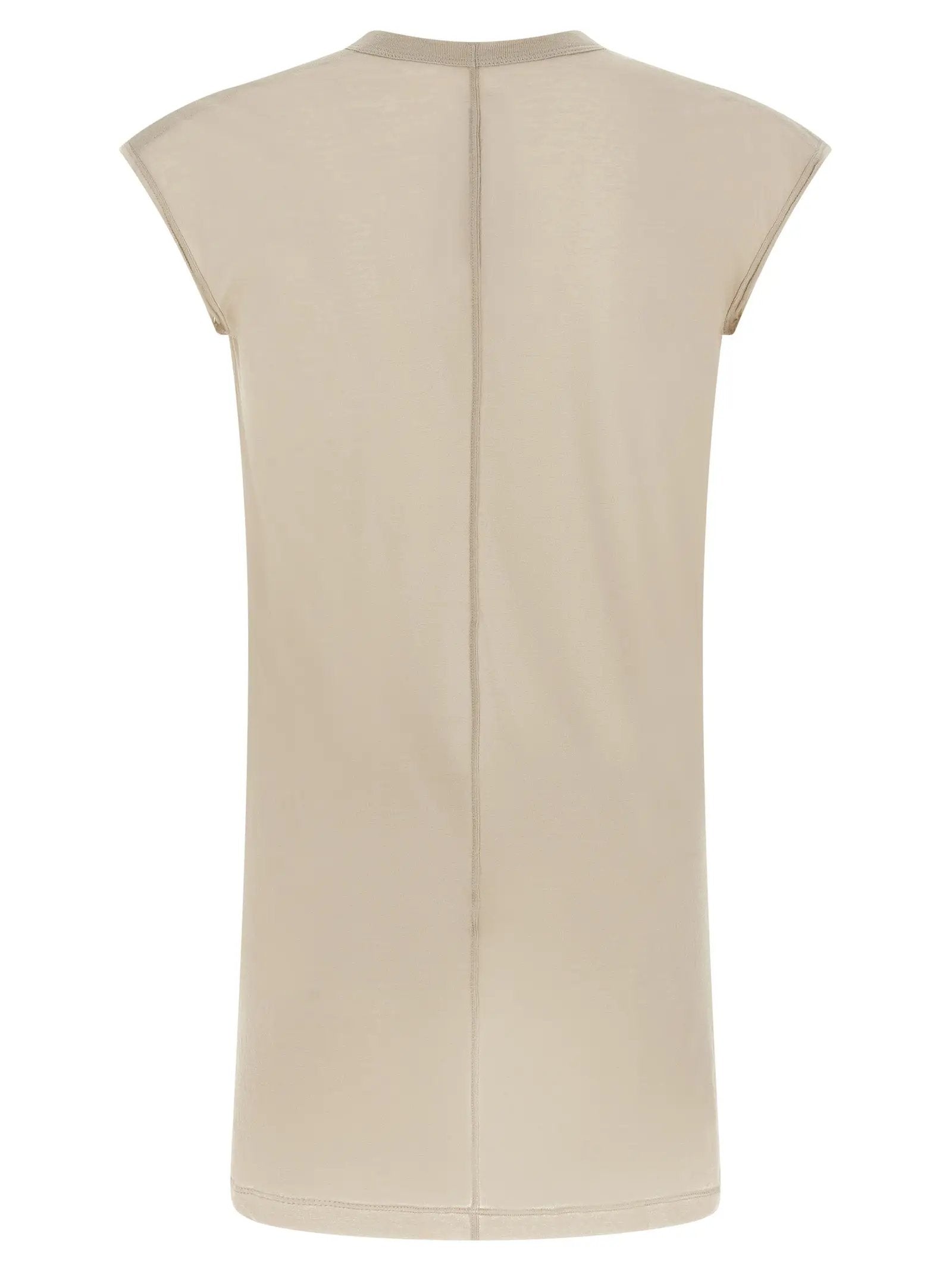 Rick Owens Beige Cotton T-Shirt
