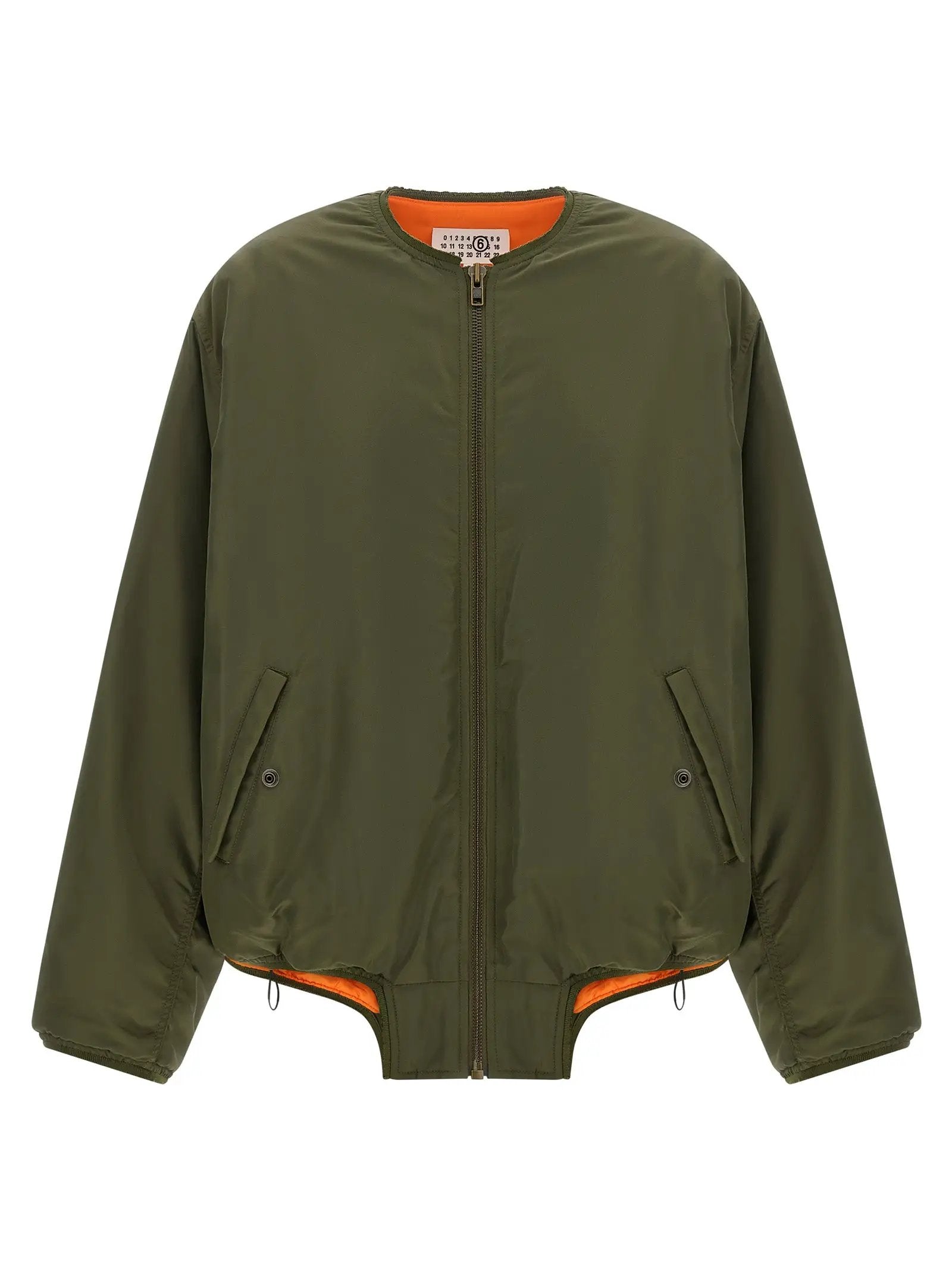 MM6 Maison Margiela Bicolor Polyamide Bomber