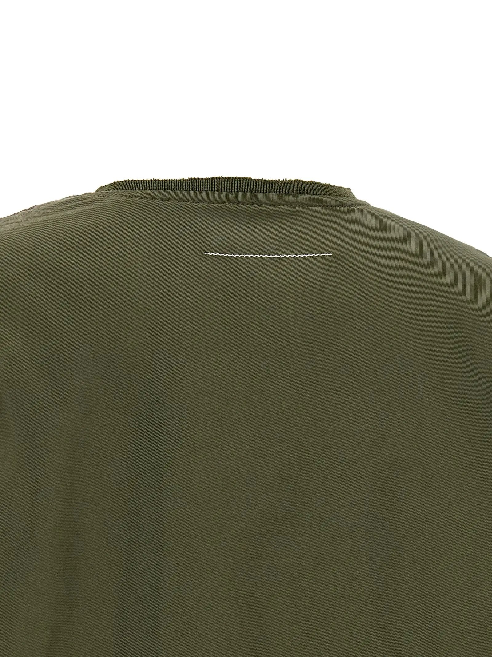 MM6 Maison Margiela Bicolor Polyamide Bomber