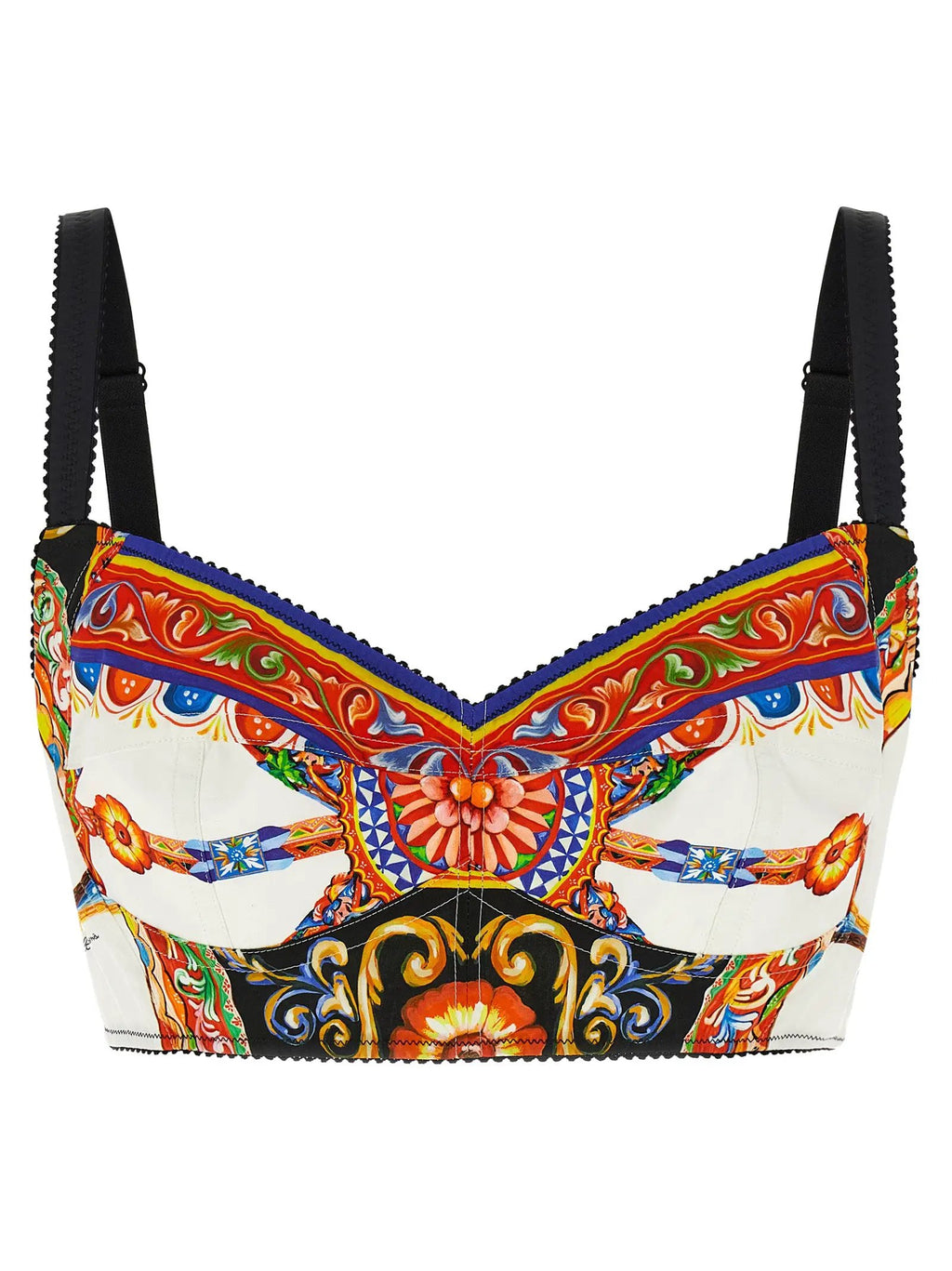 Dolce & Gabbana Multicolor Cotton Tank Tops