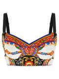 Dolce & Gabbana Multicolor Cotton Tank Tops