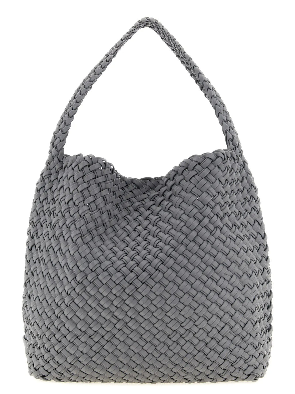 NAGHEDI Gray Nylon Shoulder Bag