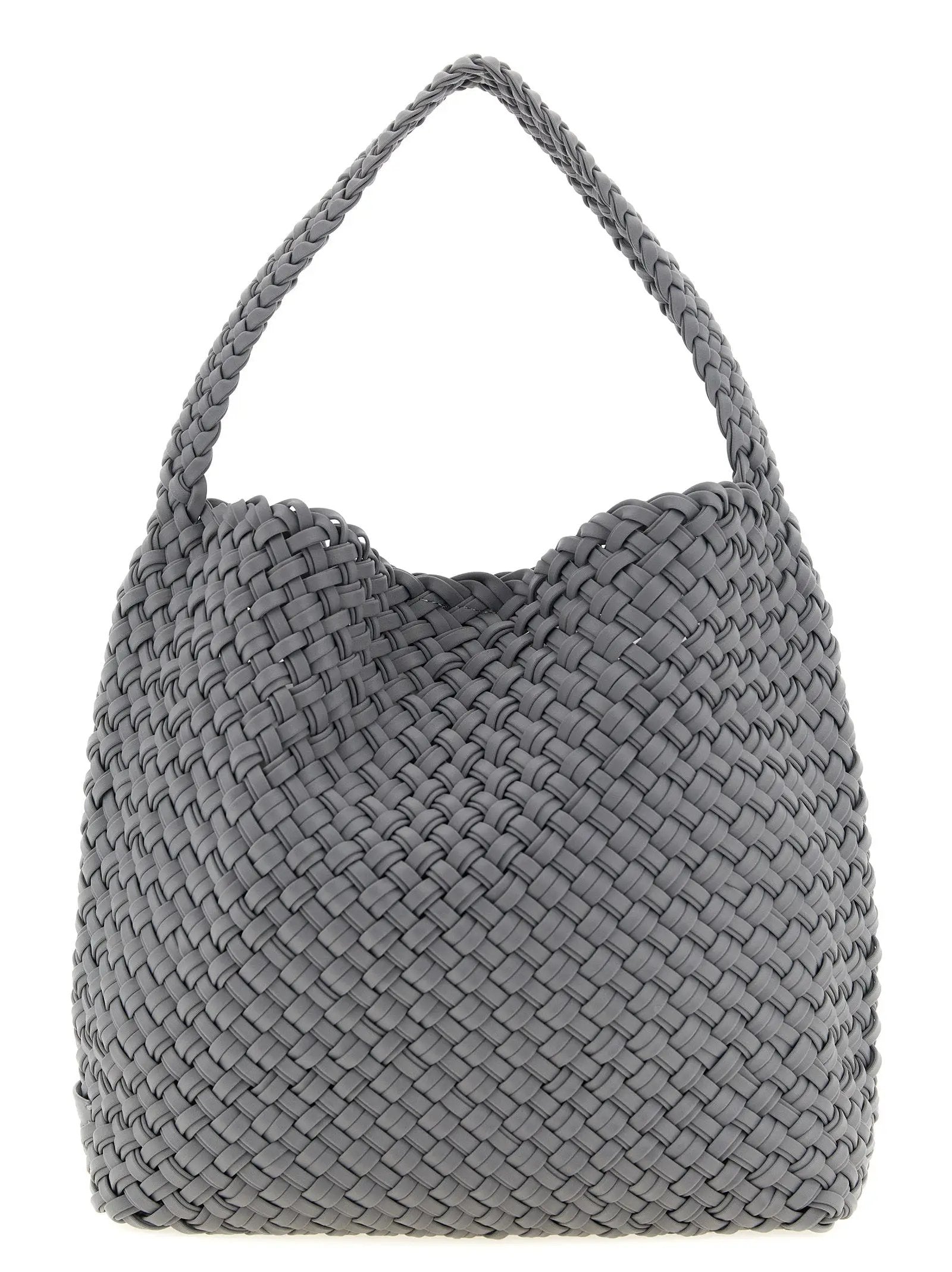 NAGHEDI Gray Nylon Shoulder Bag