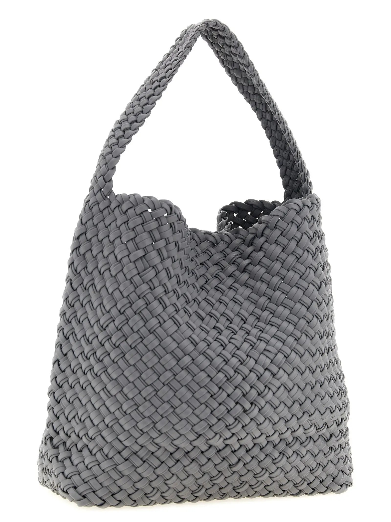 NAGHEDI Gray Nylon Shoulder Bag