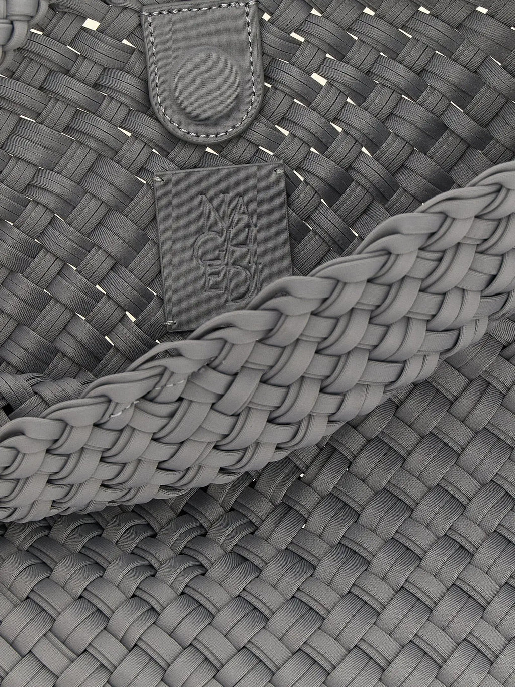 NAGHEDI Gray Nylon Shoulder Bag