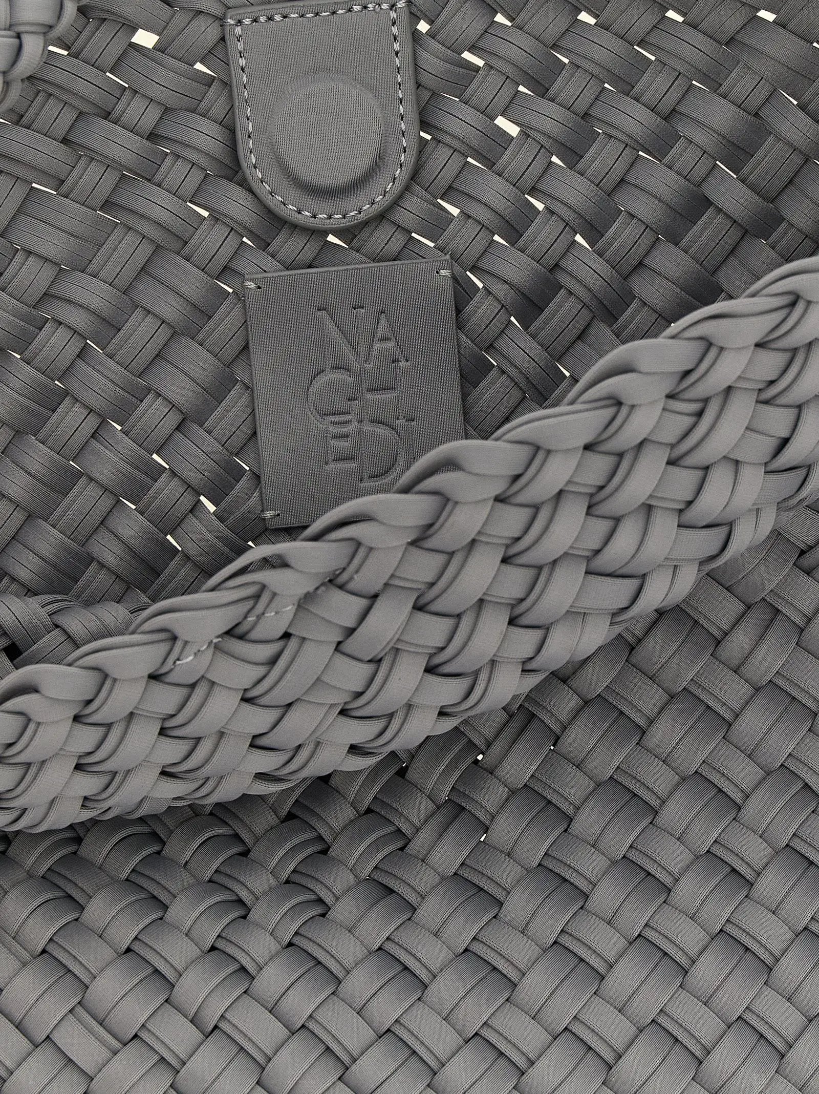 NAGHEDI Gray Nylon Shoulder Bag