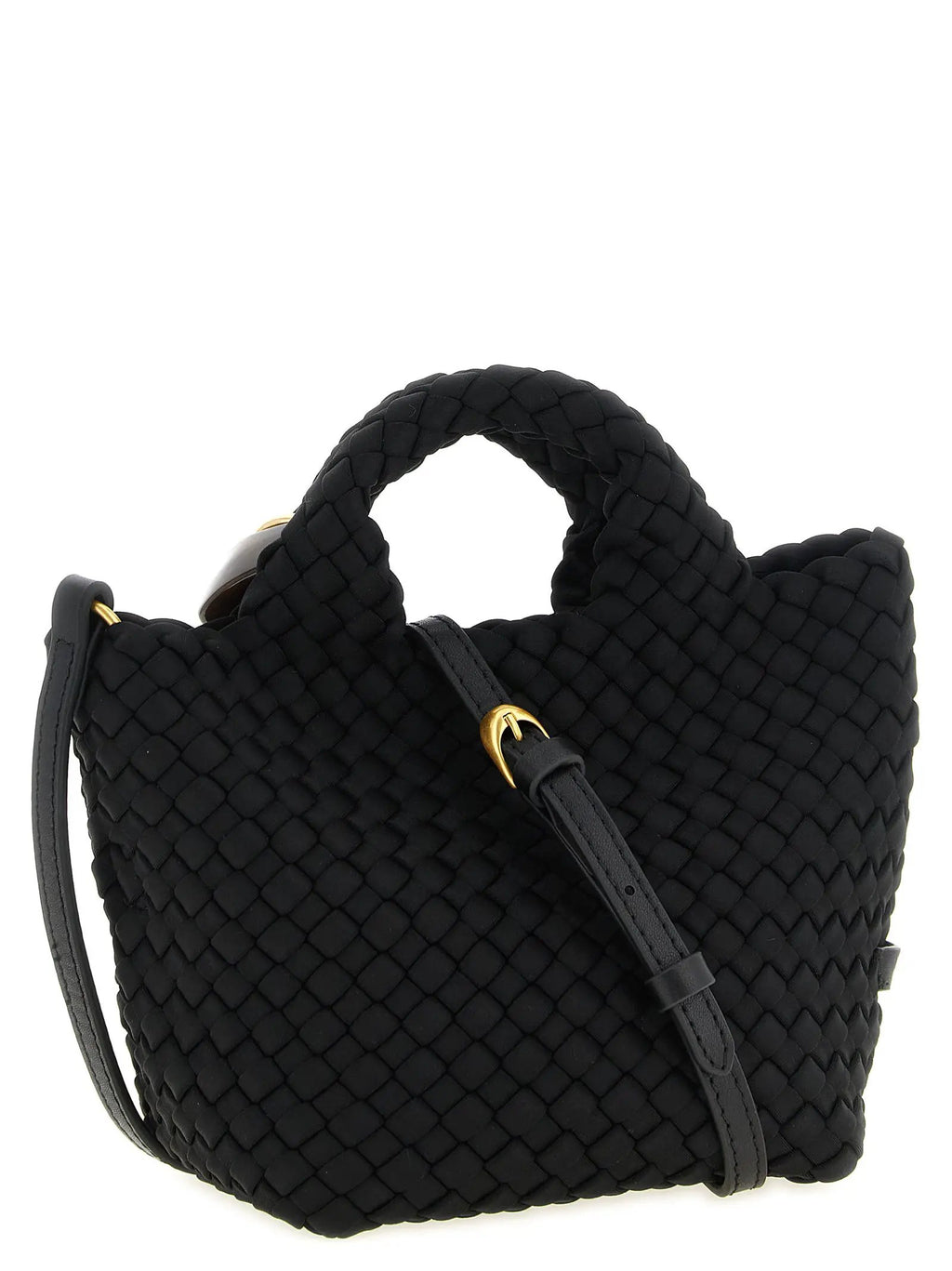 NAGHEDI Black Nylon Handbag