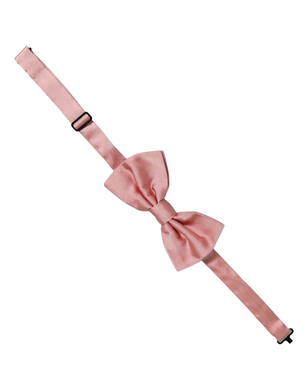 Nœud papillon papillon réglable Dolce & Gabbana pour homme, rose clair, 100 % soie