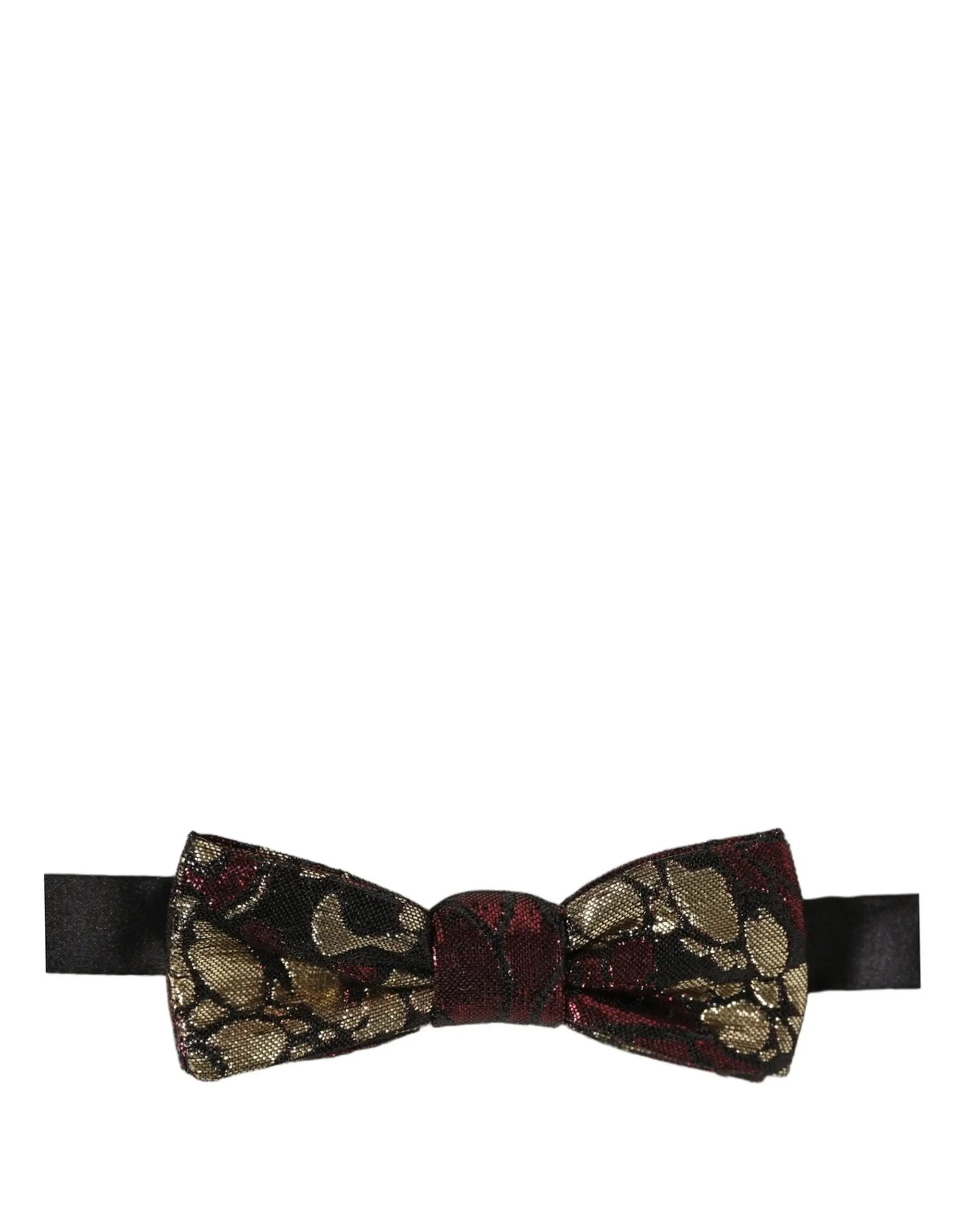 Nœud papillon papillon réglable Dolce & Gabbana en jacquard floral multicolore