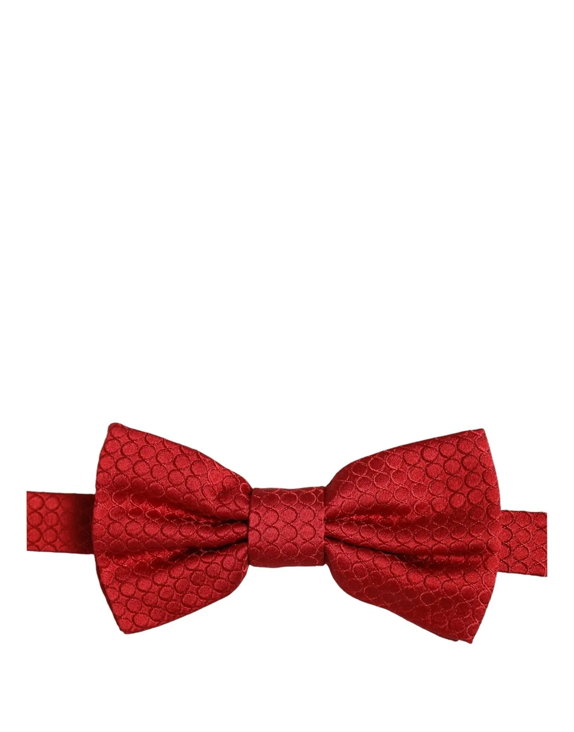 Nœud Papillon Dolce & Gabbana Homme Rouge 100% Soie Ajustable
