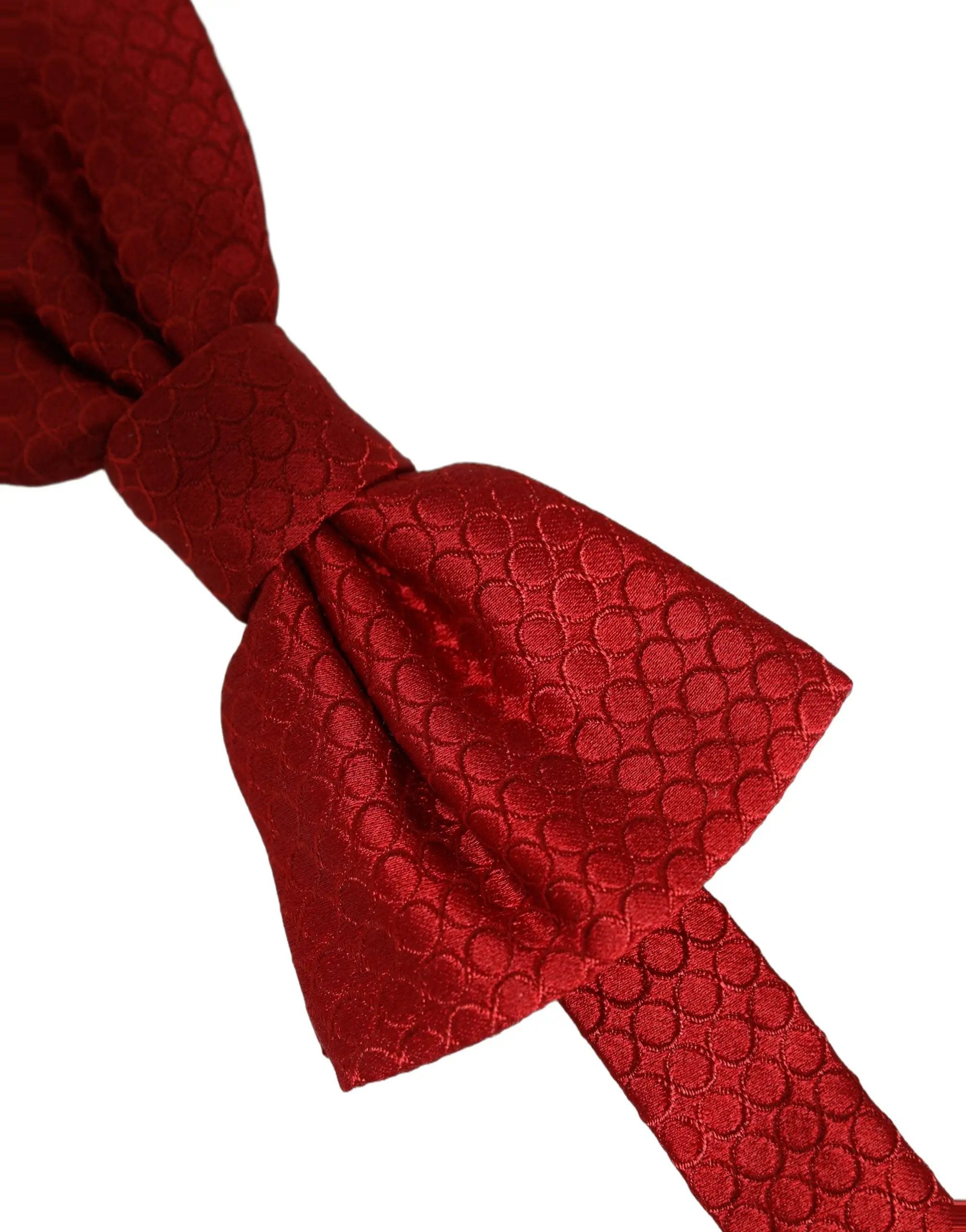 Nœud Papillon Dolce & Gabbana Homme Rouge 100% Soie Ajustable
