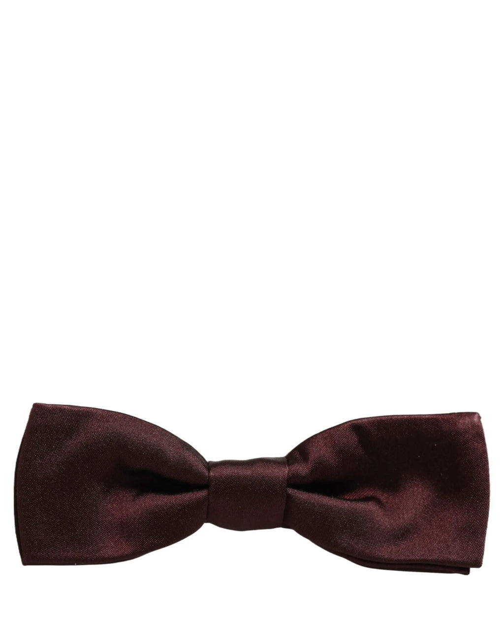Dolce & Gabbana Men Brown 100% Silk Adjustable Neck Papillon Bow Tie