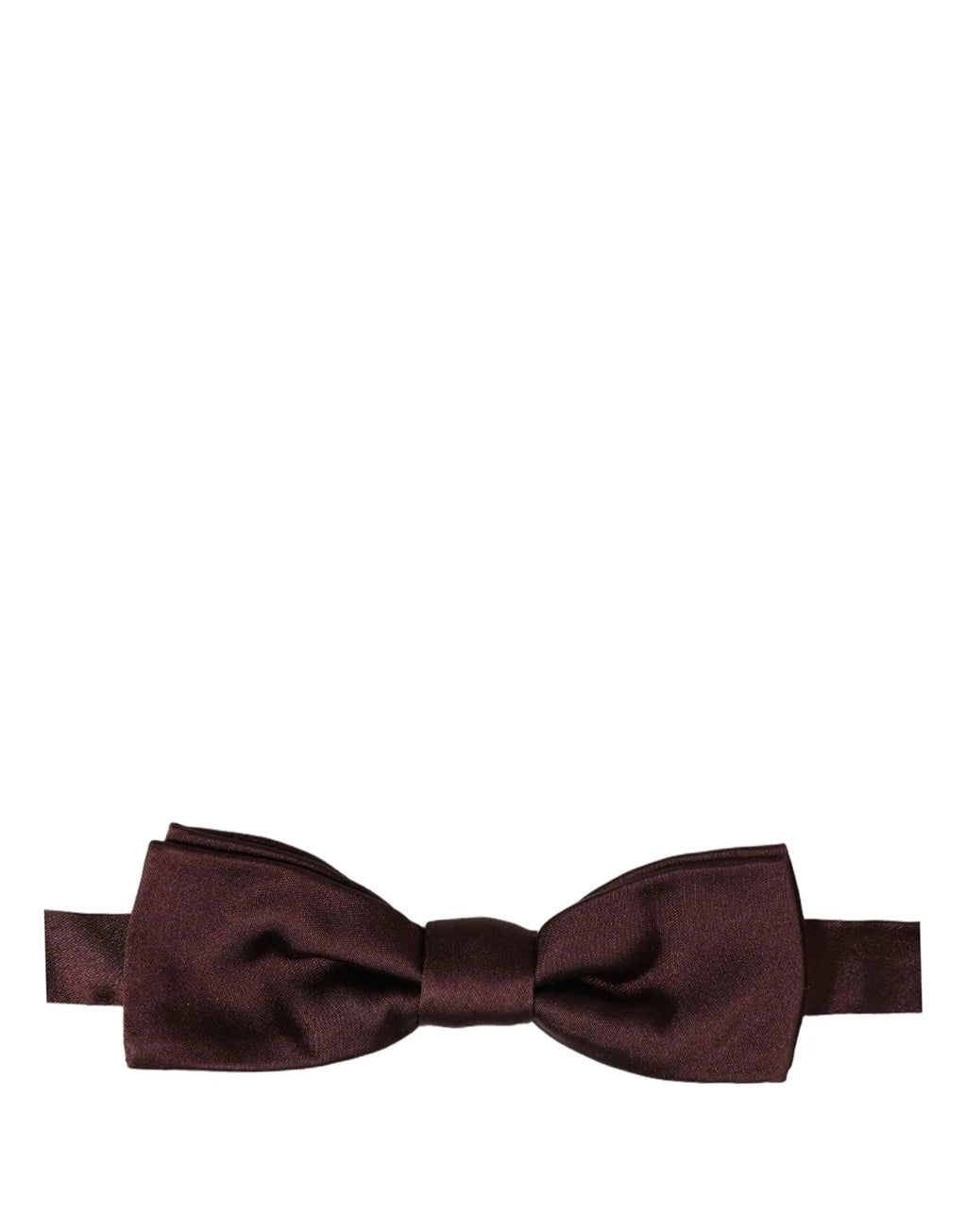Dolce & Gabbana Men Brown 100% Silk Adjustable Neck Papillon Bow Tie